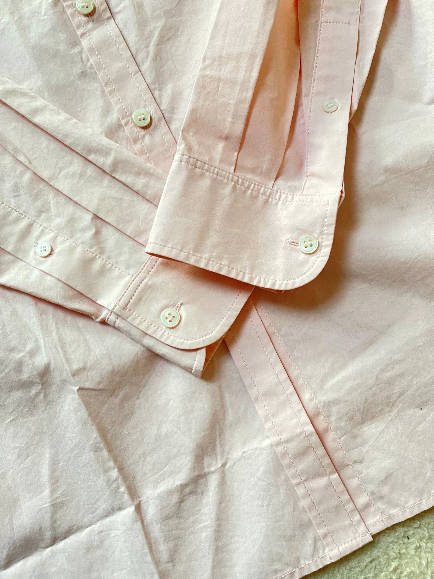 Acne Studios ACNE Pink Long-Sleeve Shirt Size M / US 6-8 / IT 42-44 - 4 Thumbnail