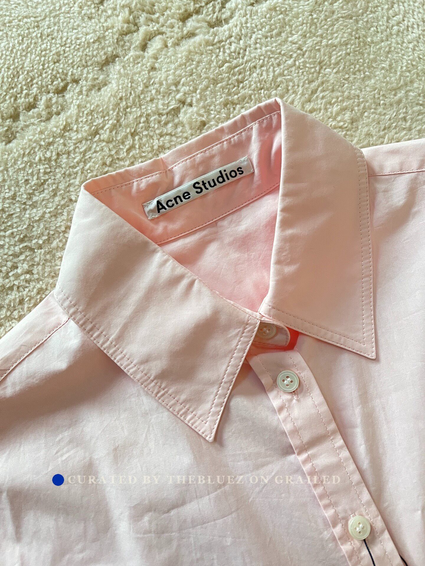 Acne Studios ACNE Pink Long-Sleeve Shirt Size M / US 6-8 / IT 42-44 - 2 Thumbnail