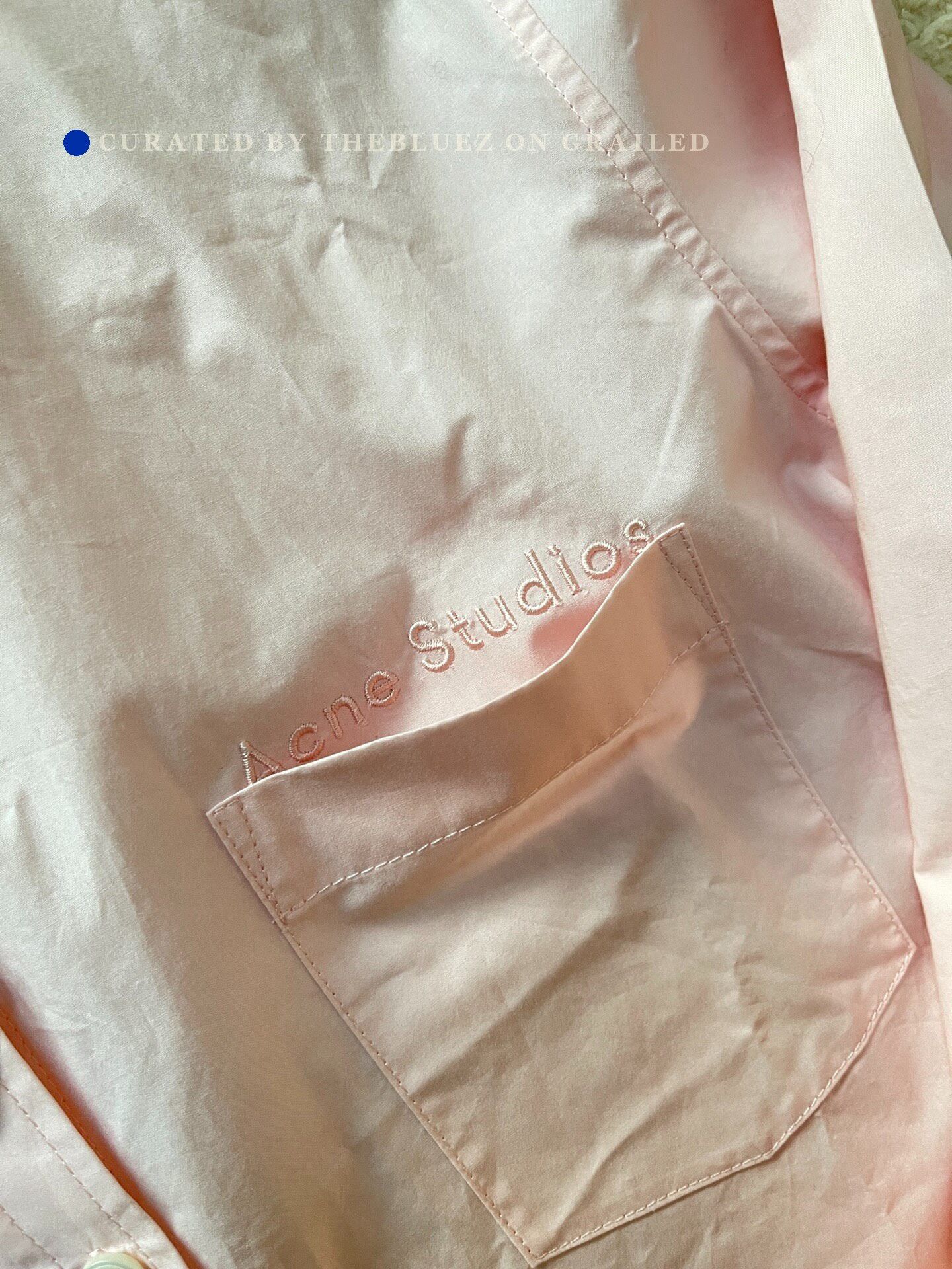 Acne Studios ACNE Pink Long-Sleeve Shirt Size M / US 6-8 / IT 42-44 - 3 Thumbnail