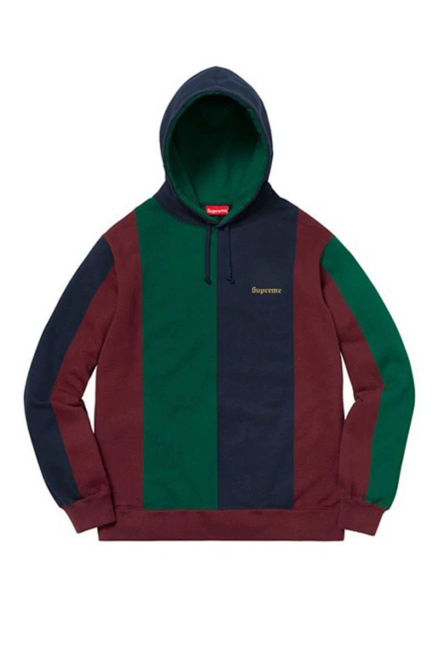 Supreme Supreme FW18 Tricolor Hooded Sweatshirt Size US XL / EU 56 / 4 - 8 Thumbnail