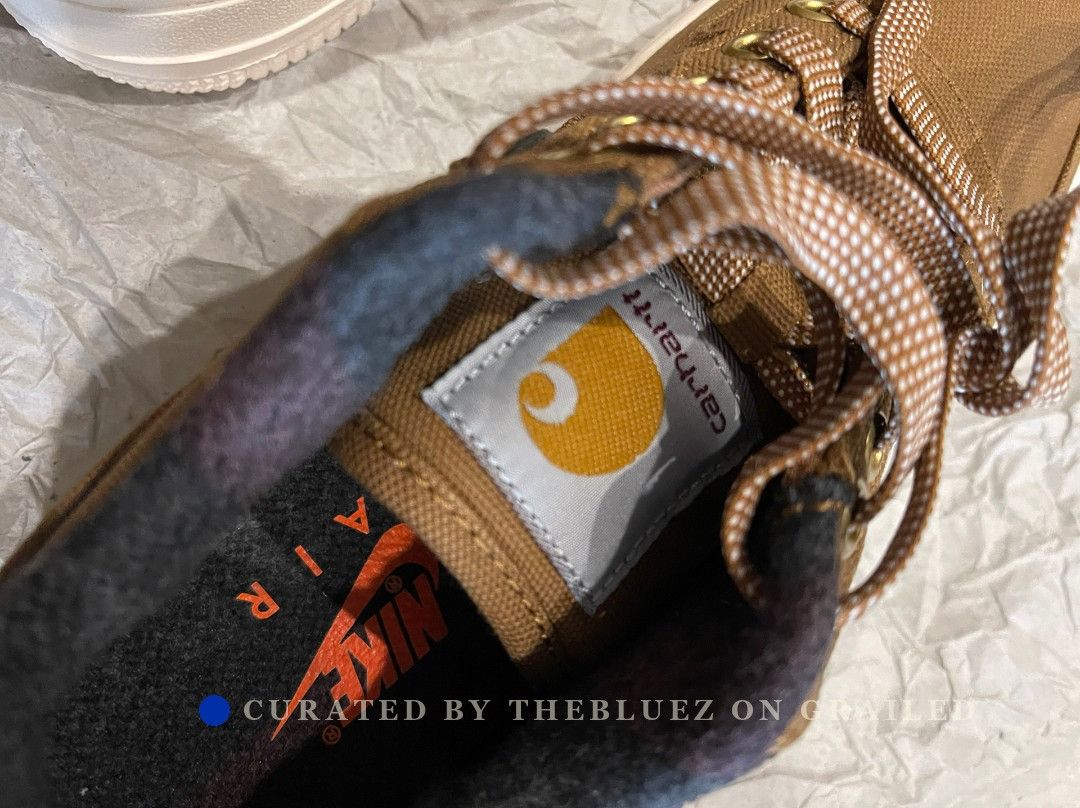 Carhartt Wip Carhartt WIP x Nike Air Force 1 Low PRM Size US 5 / IT 35 - 3 Thumbnail