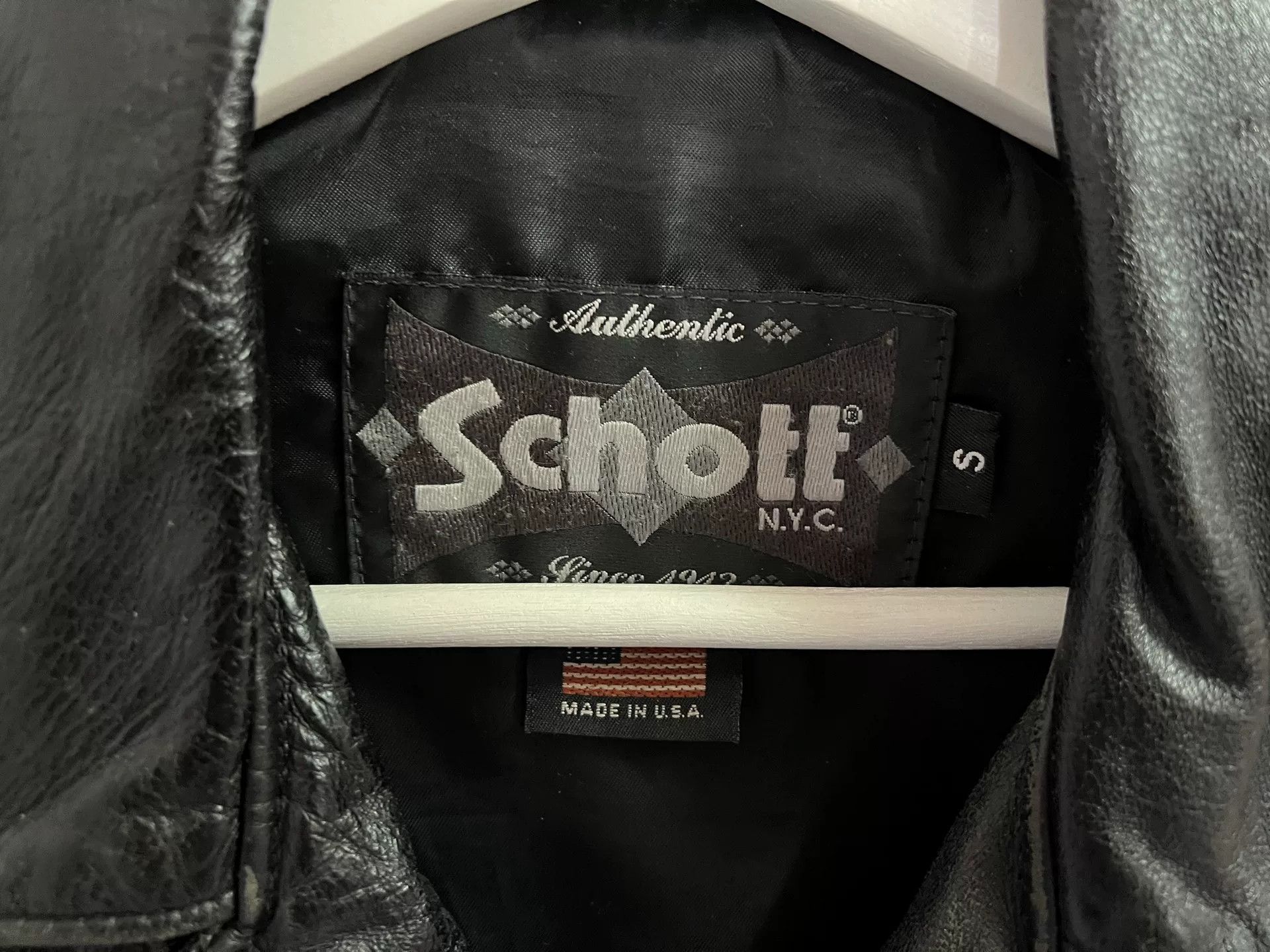 Schott Schott 626 VN Vintage Leather Jacket Size US S / EU 44-46 / 1 - 8 Thumbnail