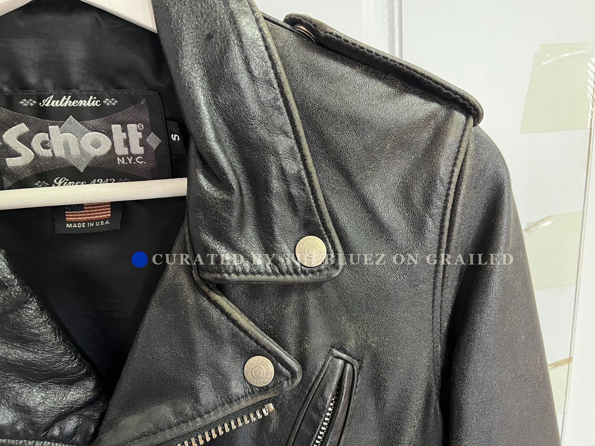 Schott Schott 626 VN Vintage Leather Jacket Size US S / EU 44-46 / 1 - 2 Thumbnail