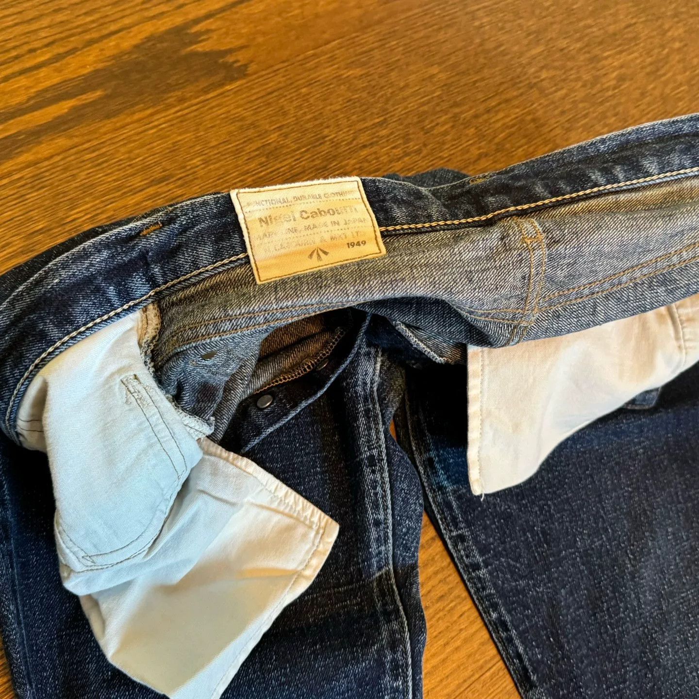 Nigel Cabourn Nigel Cabourn Women's Boyfriend 5-Pocket Jeans Size 34" / US 12 / IT 48 - 6 Thumbnail