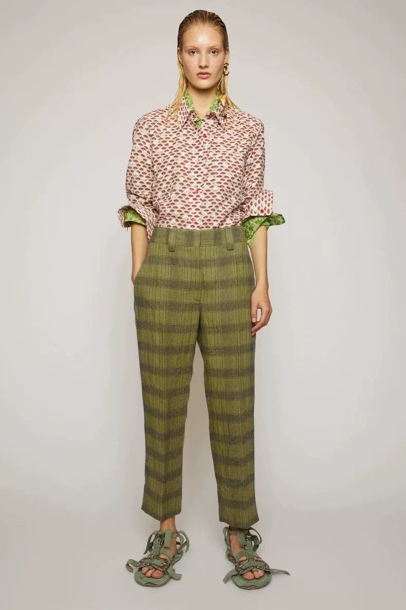 Acne Studios Acne Studios Women's Linen Blend Pants Size 34" / US 12 / IT 48 - 7 Thumbnail