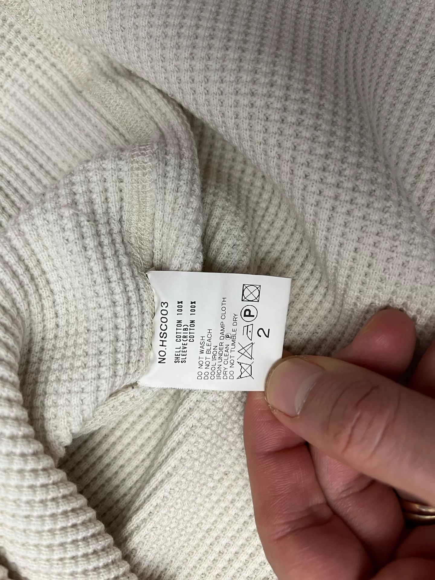 Other Haversack Premium Equipment Waffle Knit Sweatshirt Size US M / EU 48-50 / 2 - 5 Thumbnail