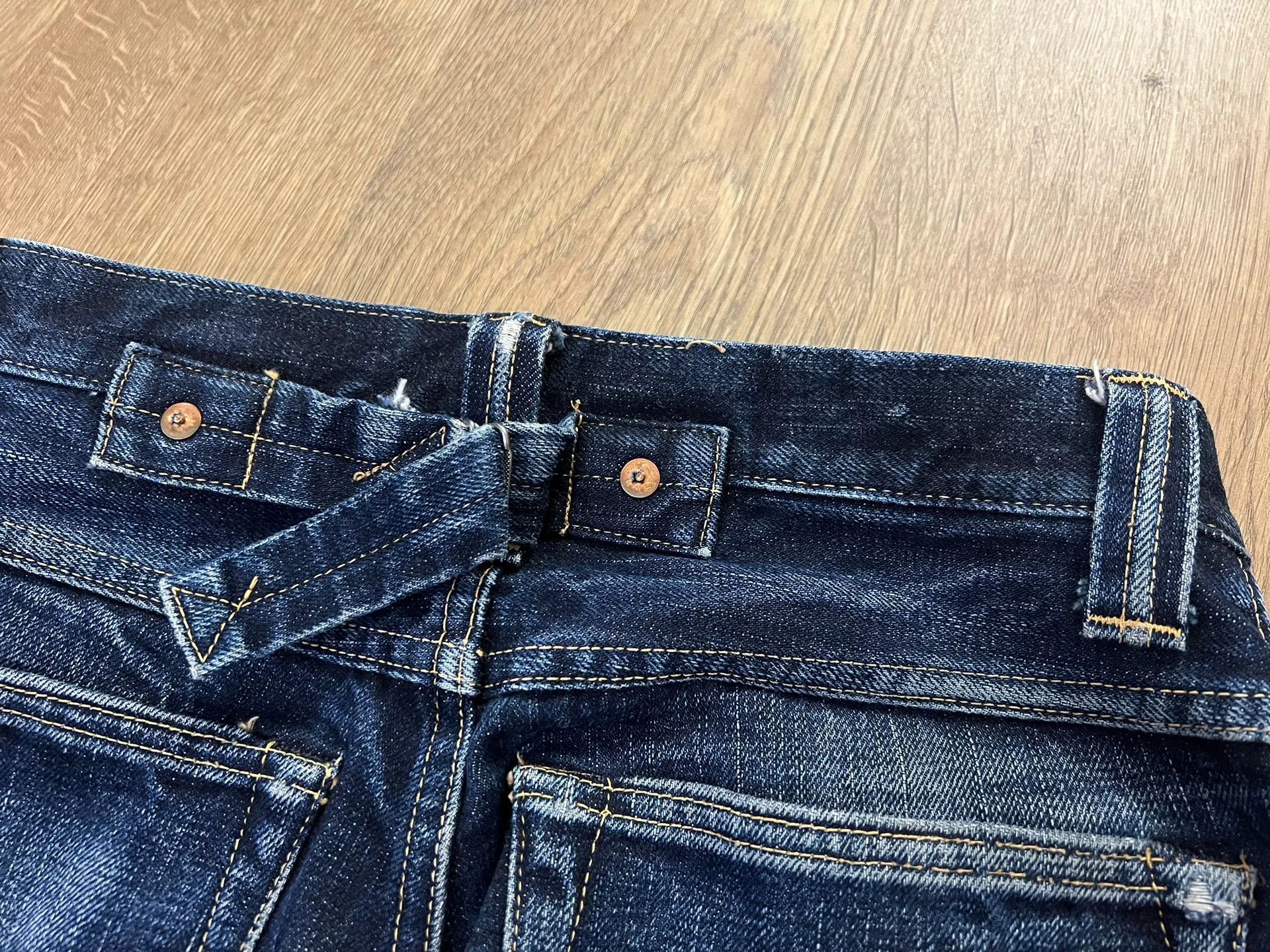 The Real McCoy's The Real McCoy Joe McCoy 900 1930s High Waist Jeans Size US 28 / EU 44 - 6 Thumbnail