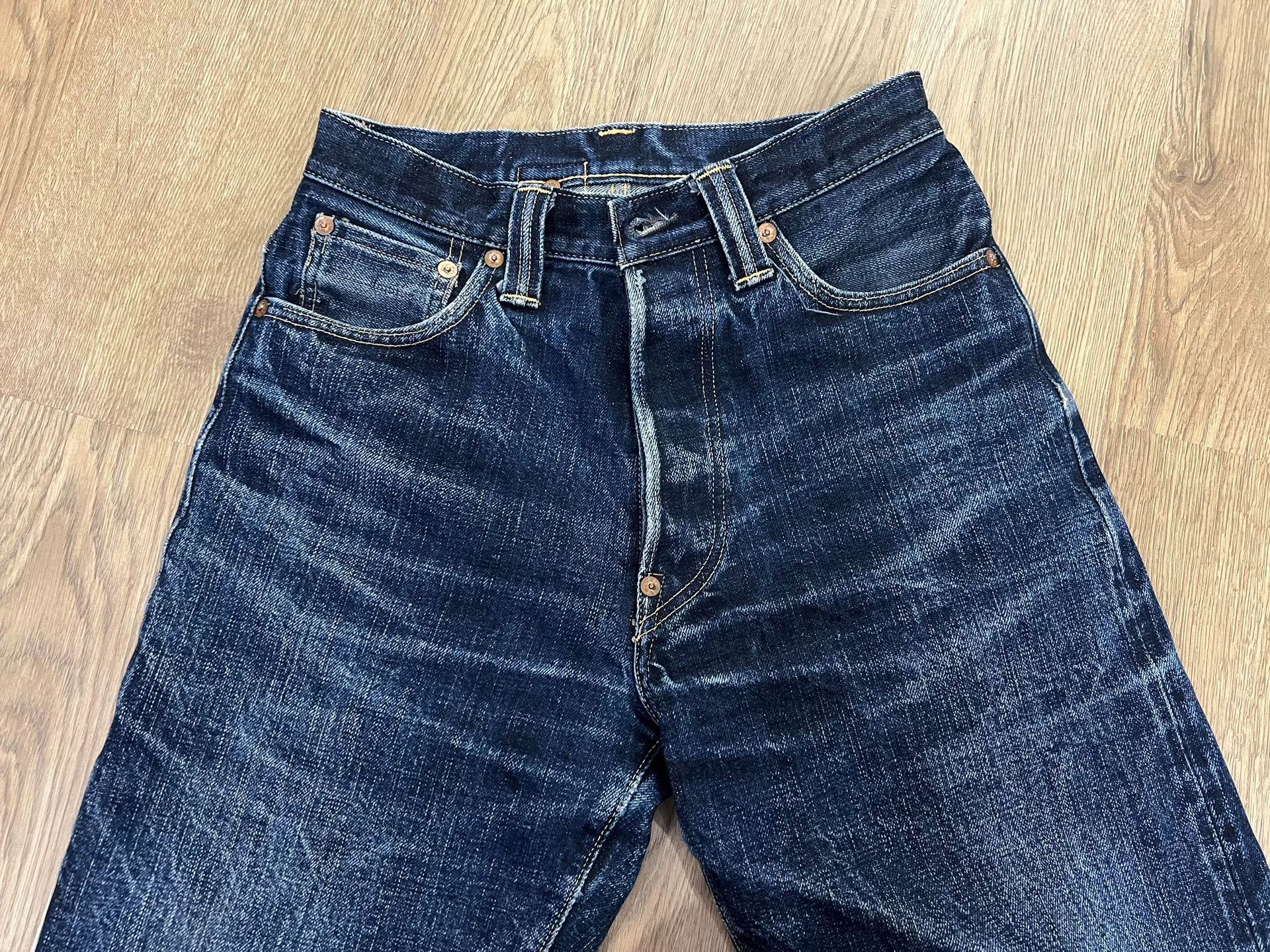 The Real McCoy's The Real McCoy Joe McCoy 900 1930s High Waist Jeans Size US 28 / EU 44 - 3 Thumbnail