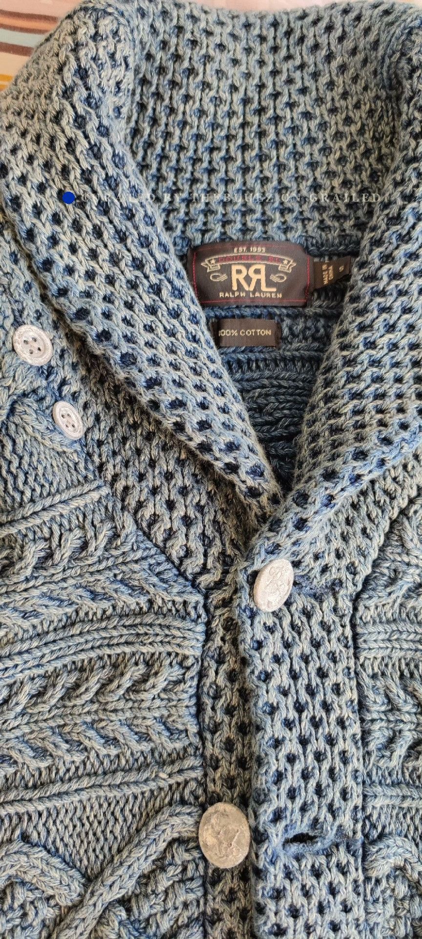 RRL Ralph Lauren RRL Ralph Lauren Double RL Men's Knit Cardigan Size US S / EU 44-46 / 1 - 4 Thumbnail