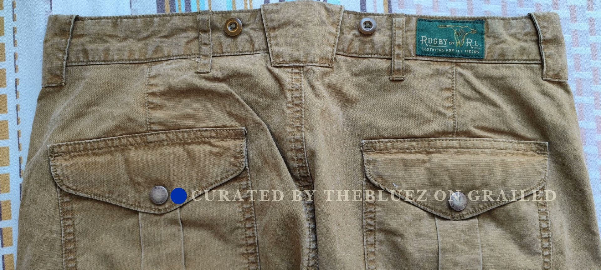 Rugby Ralph Lauren Rugby by RL Distressed Cargo Pants Size US 31 - 3 Thumbnail