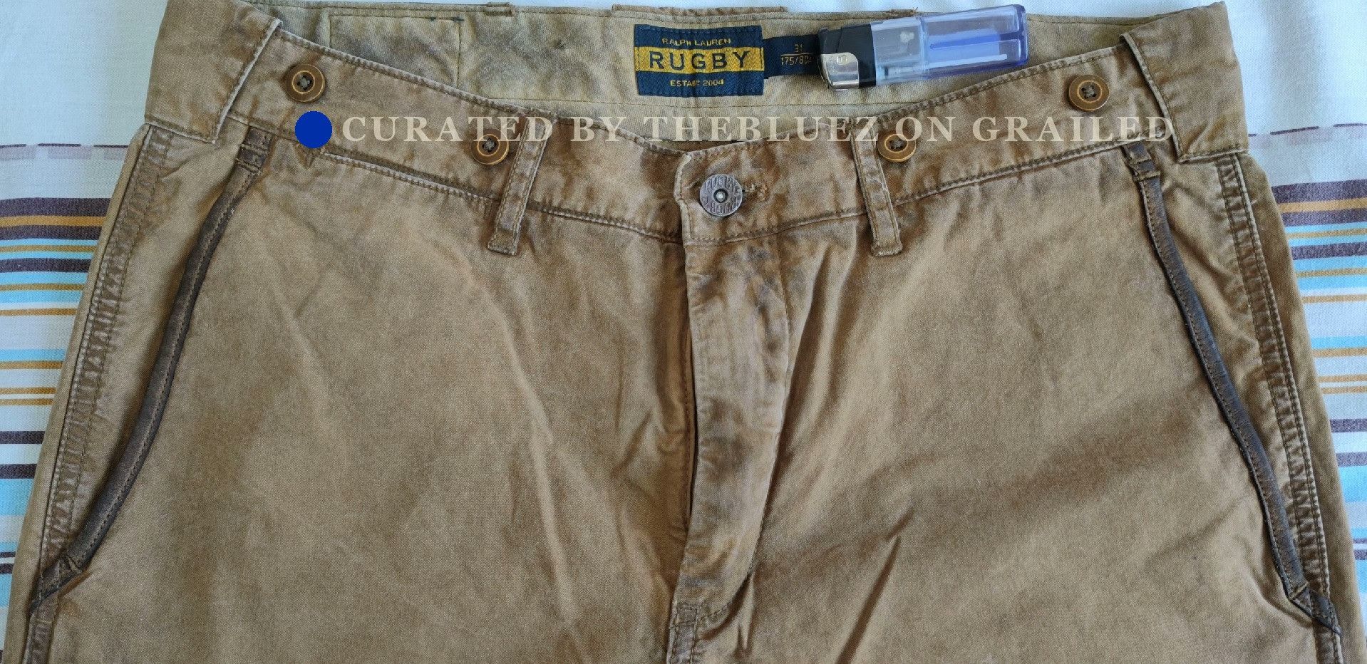 Rugby Ralph Lauren Rugby by RL Distressed Cargo Pants Size US 31 - 4 Thumbnail