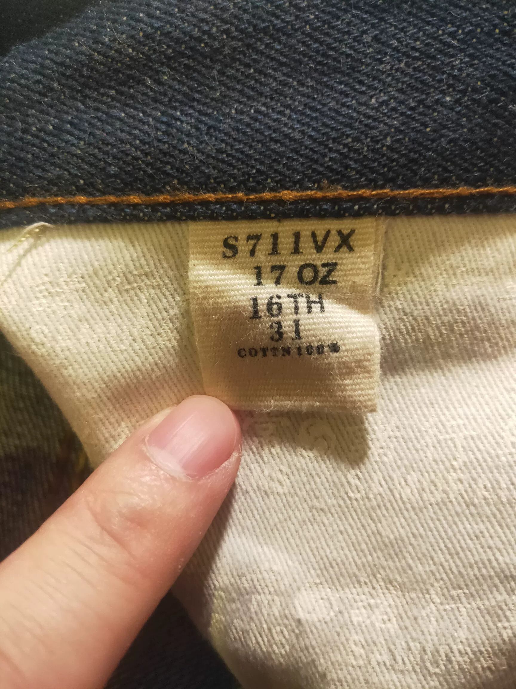 Samurai Jeans Samurai Jeans S711VX 16th 31 Size US 31 - 6 Thumbnail