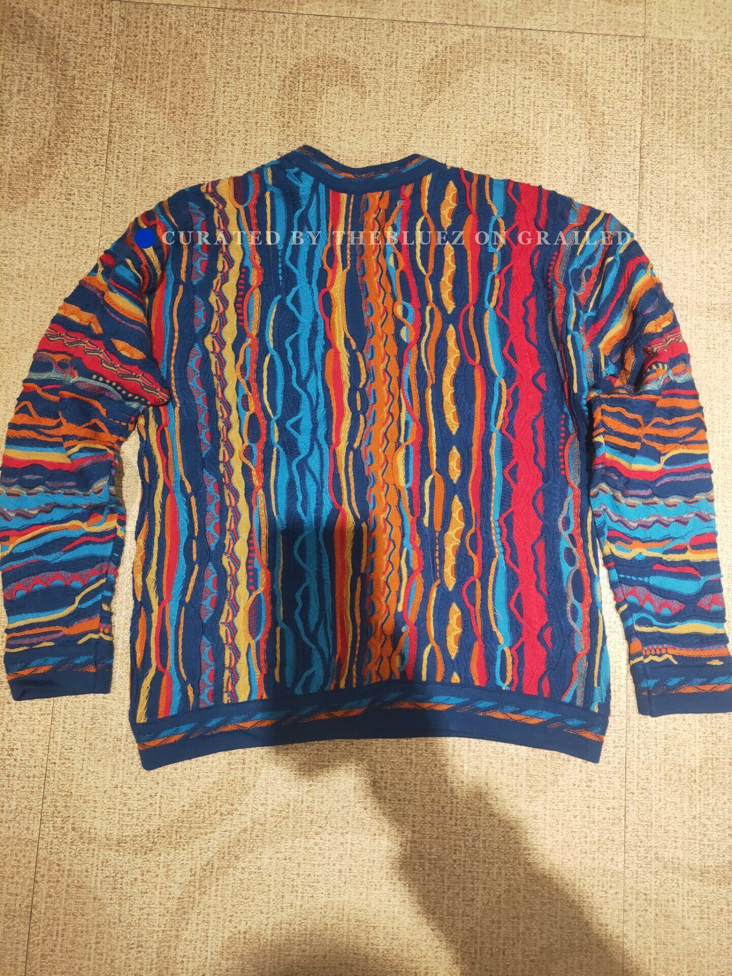 Other Vintage Pop Art Bitter Melon Sweater Size US M / EU 48-50 / 2 - 2 Thumbnail