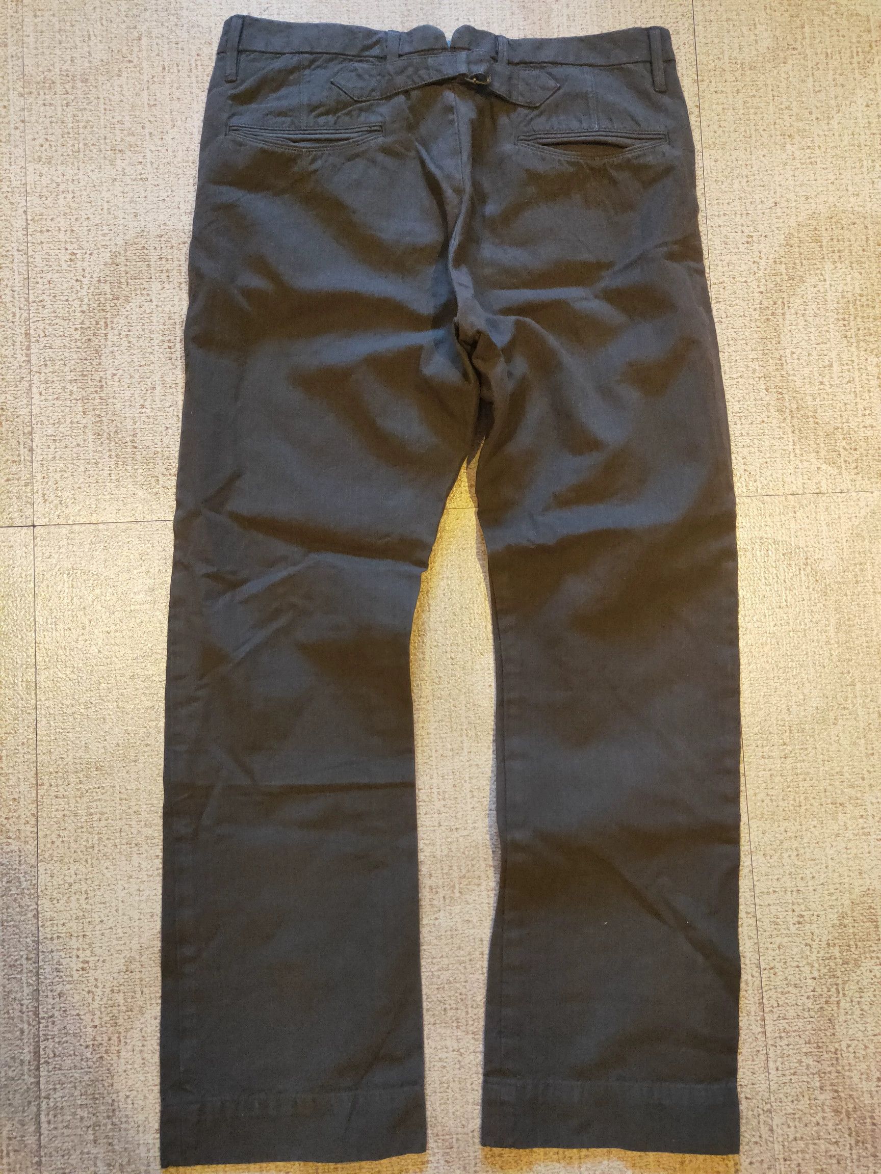 RRL Ralph Lauren RLL Striped Slim Fit Casual Pants Size US 30 / EU 46 - 2 Thumbnail