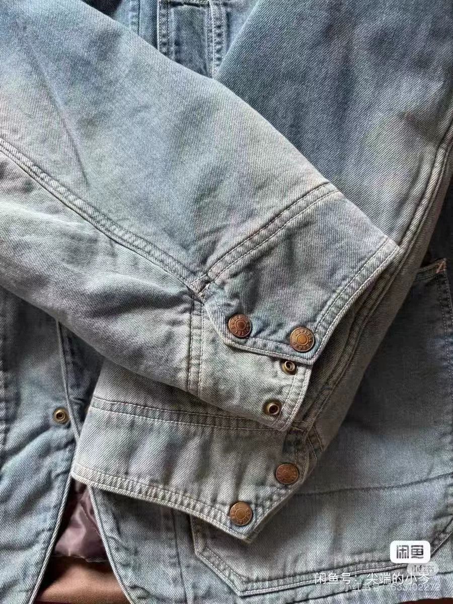 Kapital Kapital Corduroy Collar Denim Jacket Size US L / EU 52-54 / 3 - 5 Thumbnail