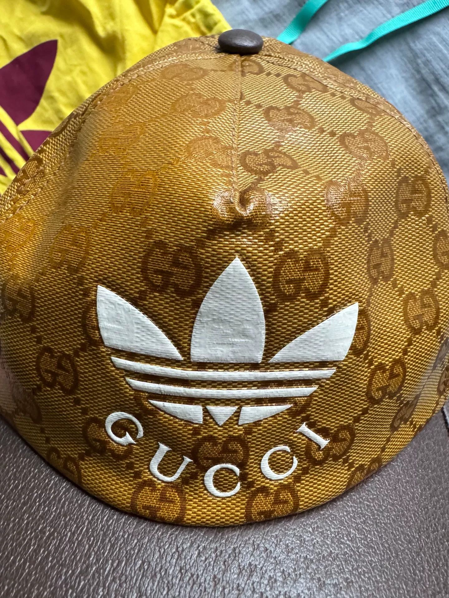 Gucci Gucci x Adidas Collaboration Baseball Cap Size ONE SIZE - 8 Thumbnail