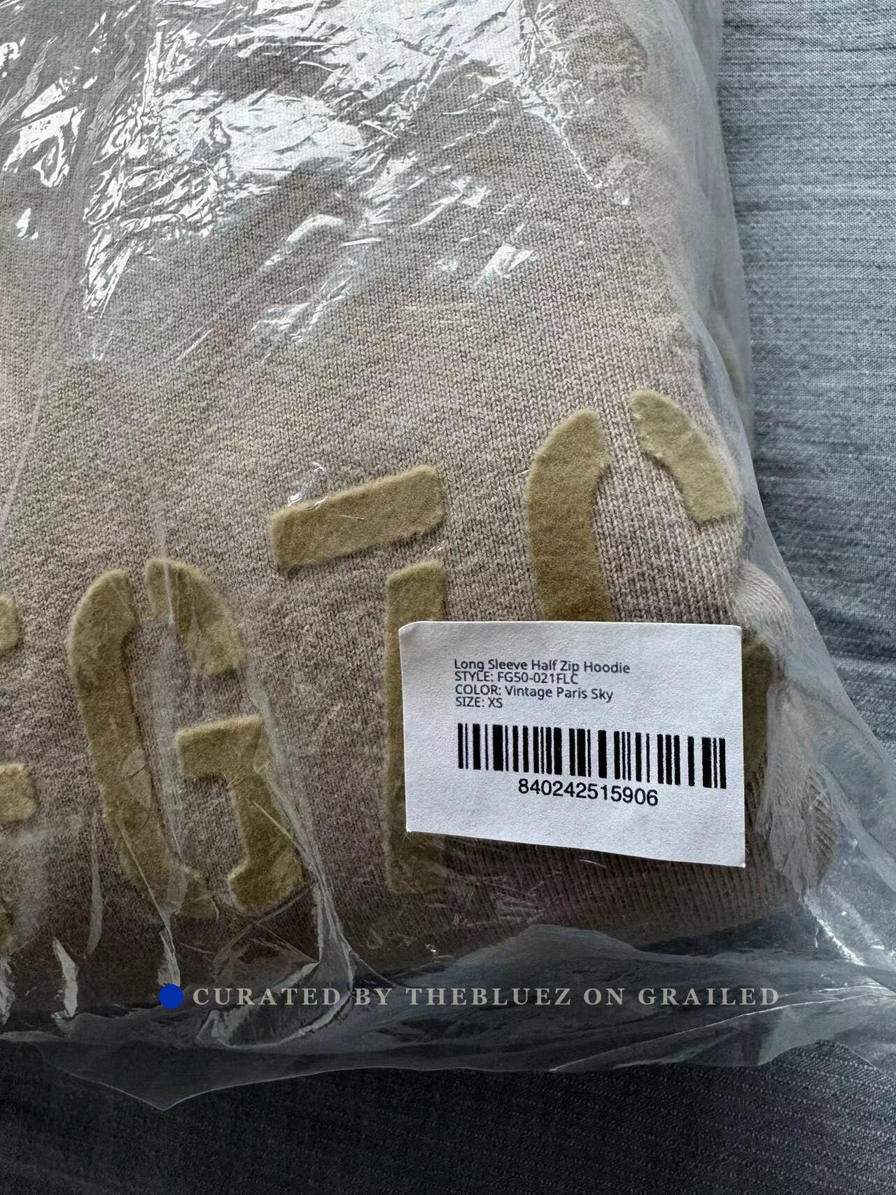 Fear of God Fear of God 7th Zip Distressed Hoodie XS Size US XS / EU 42 / 0 - 9 Thumbnail