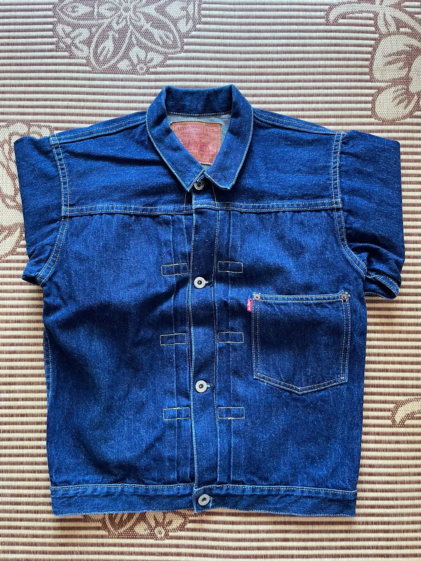 Levi's Vintage Clothing Levi's LVC 555 Denim Jacket S Size US S / EU 44-46 / 1 - 2 Thumbnail