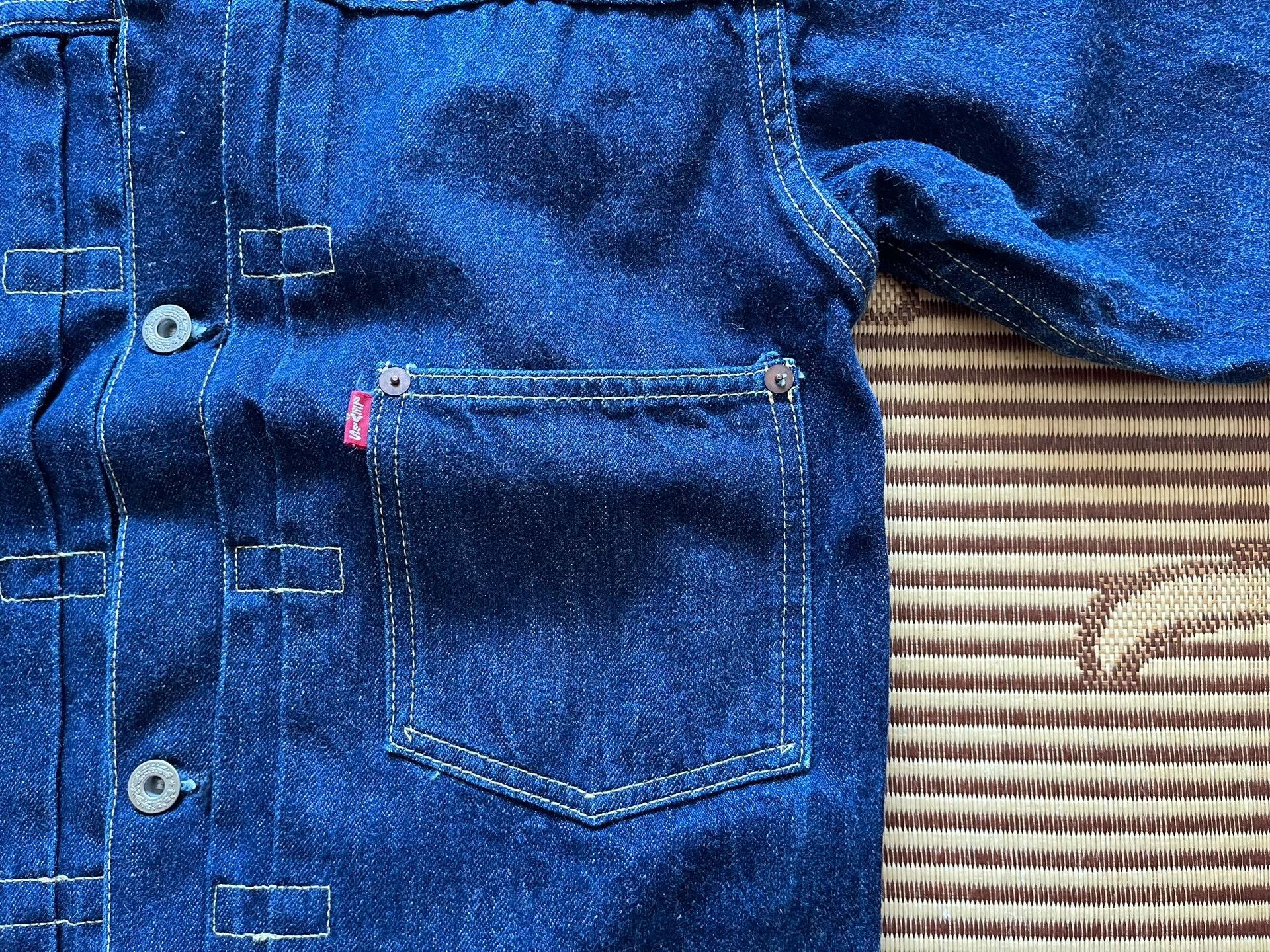 Levi's Vintage Clothing Levi's LVC 555 Denim Jacket S Size US S / EU 44-46 / 1 - 6 Thumbnail