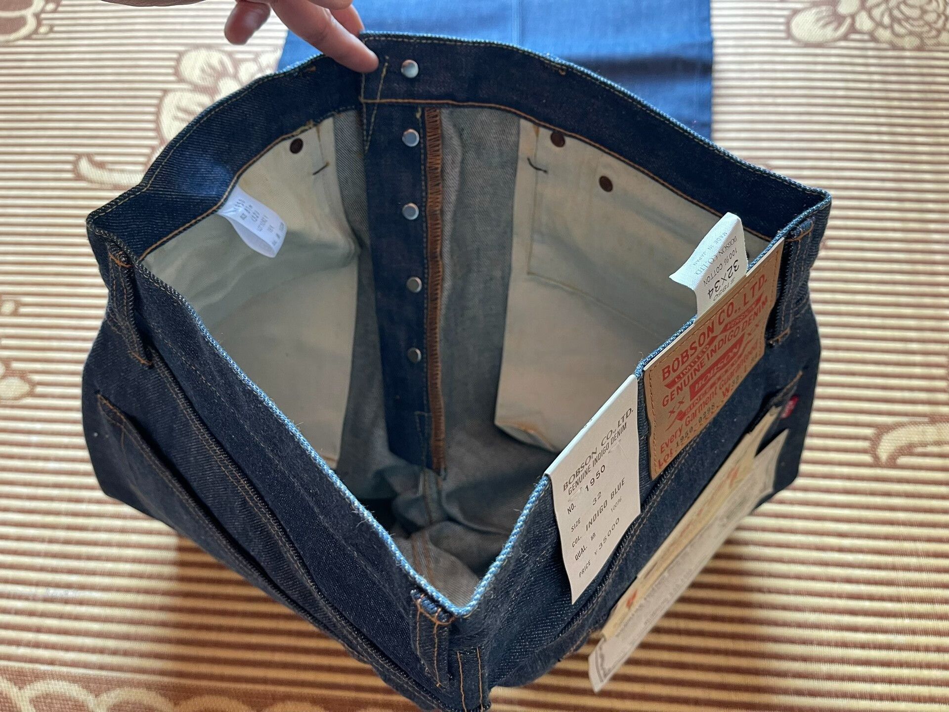 Other Bobson 1950 Natural Indigo Limited Jeans Size US 34 / EU 50 - 7 Thumbnail