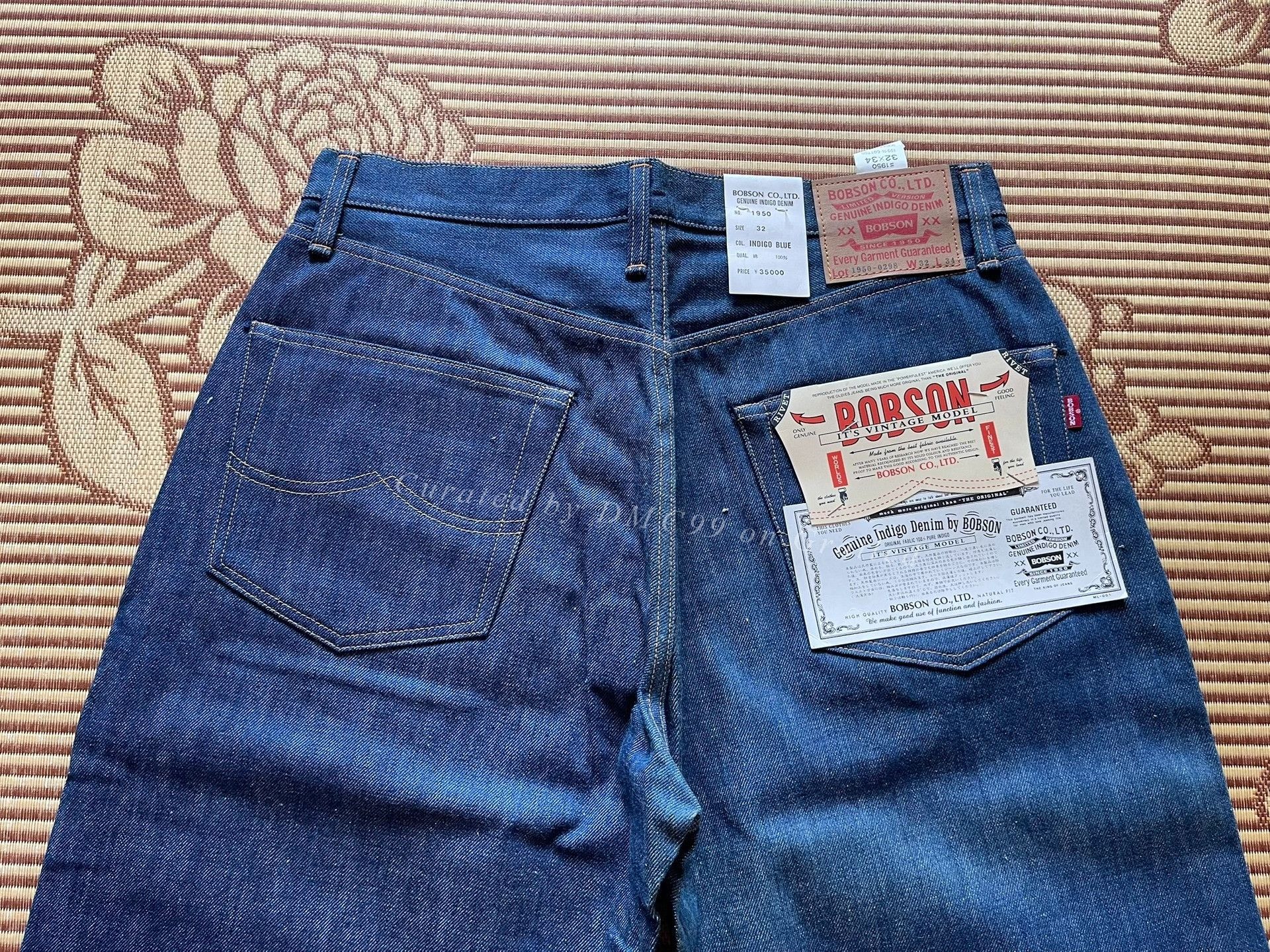 Other Bobson 1950 Natural Indigo Limited Jeans Size US 34 / EU 50 - 4 Thumbnail