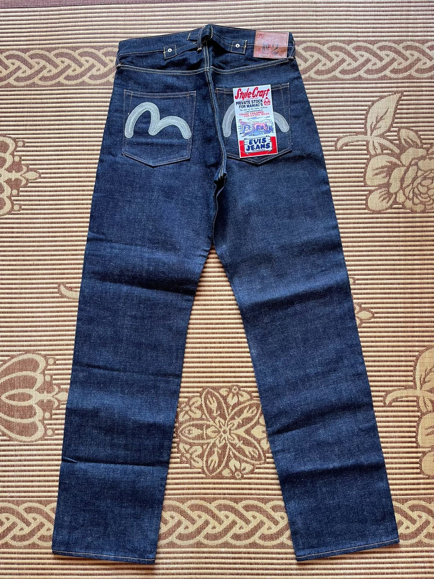 Evisu Evis No.2 2504RXX Denim Jeans Size US 33 - 3 Thumbnail