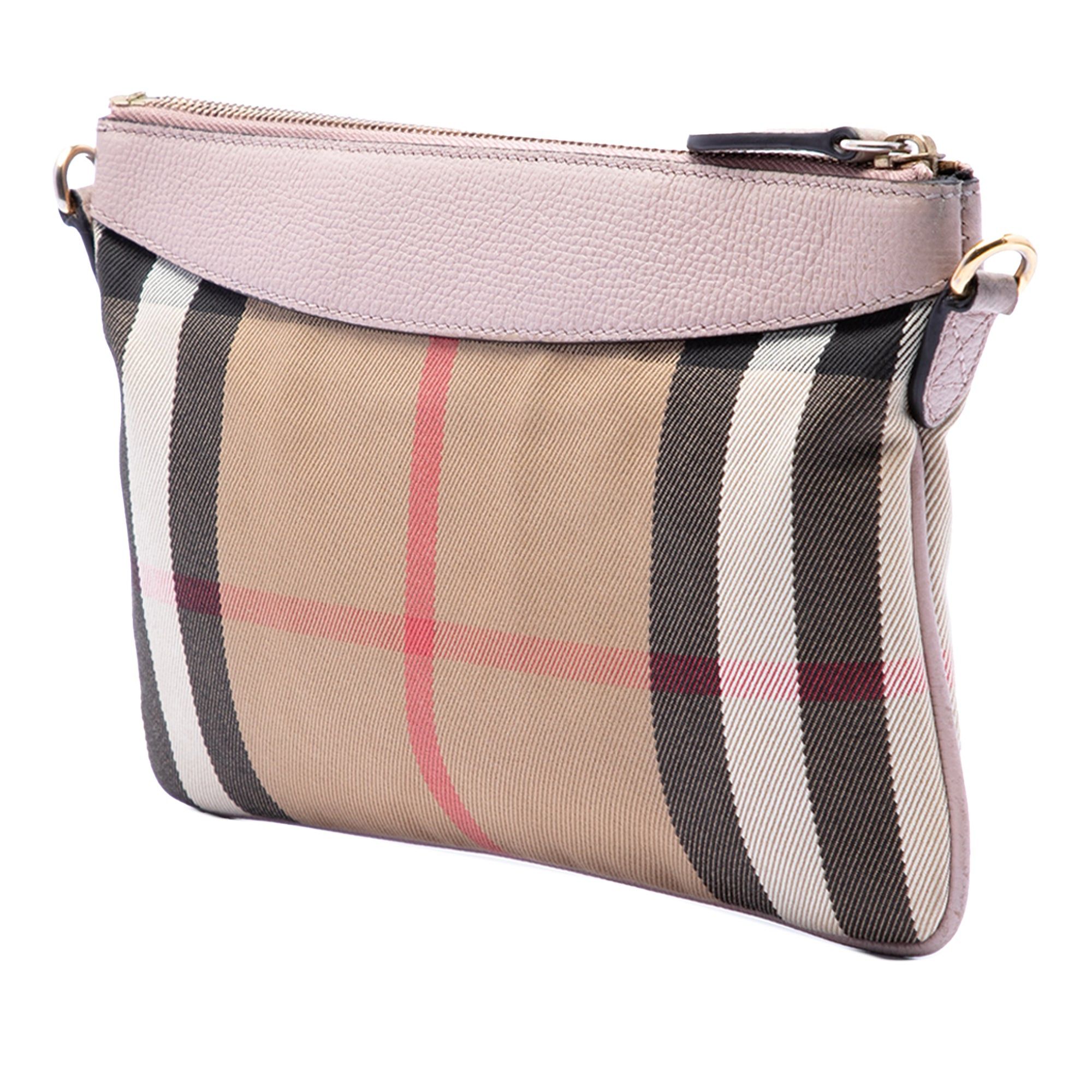 Burberry House Check Canvas Derby Peyton Crossbody Size ONE SIZE - 2 Thumbnail
