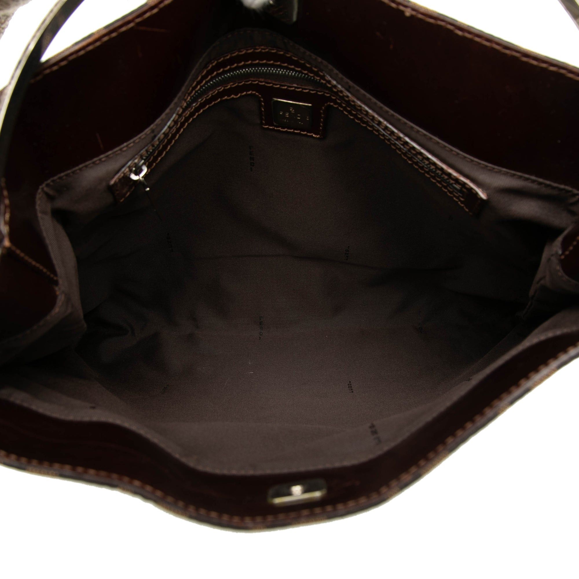 Fendi Zucca Canvas Metal Handle Tote Size ONE SIZE - 4 Thumbnail