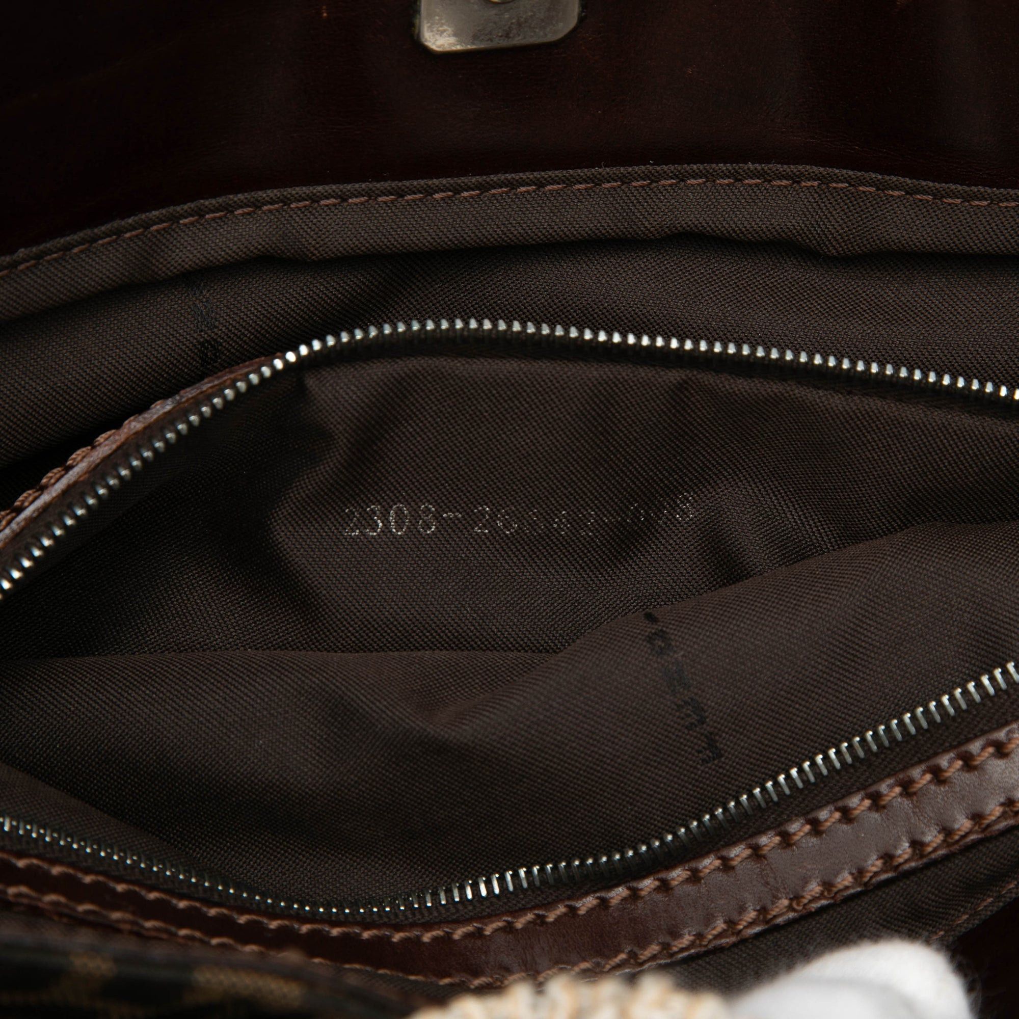 Fendi Zucca Canvas Metal Handle Tote Size ONE SIZE - 6 Thumbnail