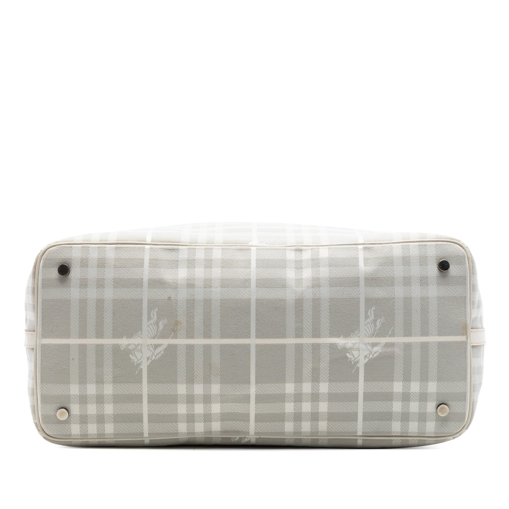 Burberry Haymarket Check Canvas Tote Size ONE SIZE - 3 Thumbnail
