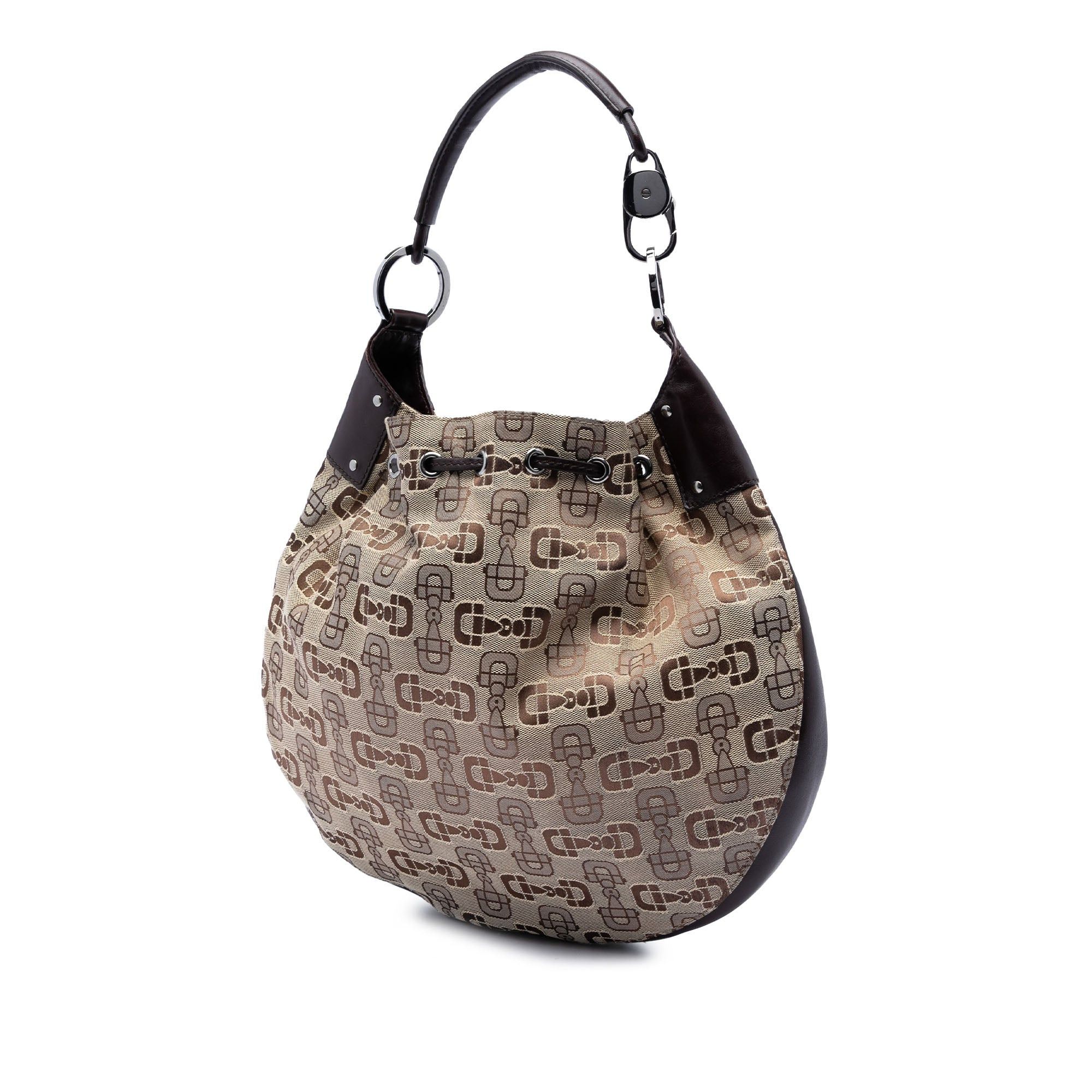 Gucci Horsebit Canvas Hobo Size ONE SIZE - 2 Thumbnail