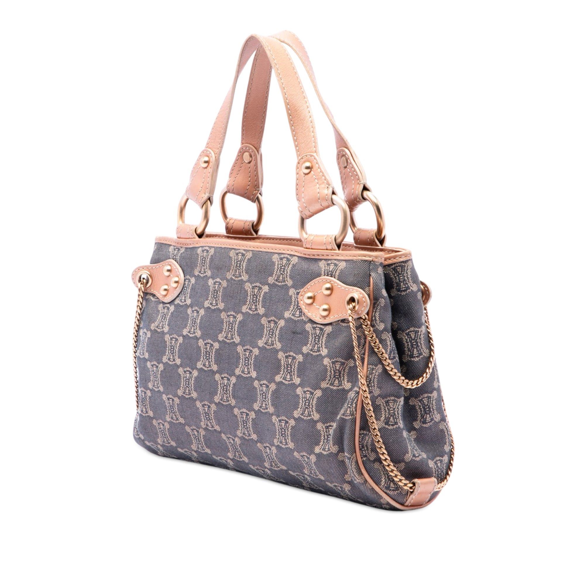 Celine Macadam Denim Handbag Size ONE SIZE - 2 Thumbnail