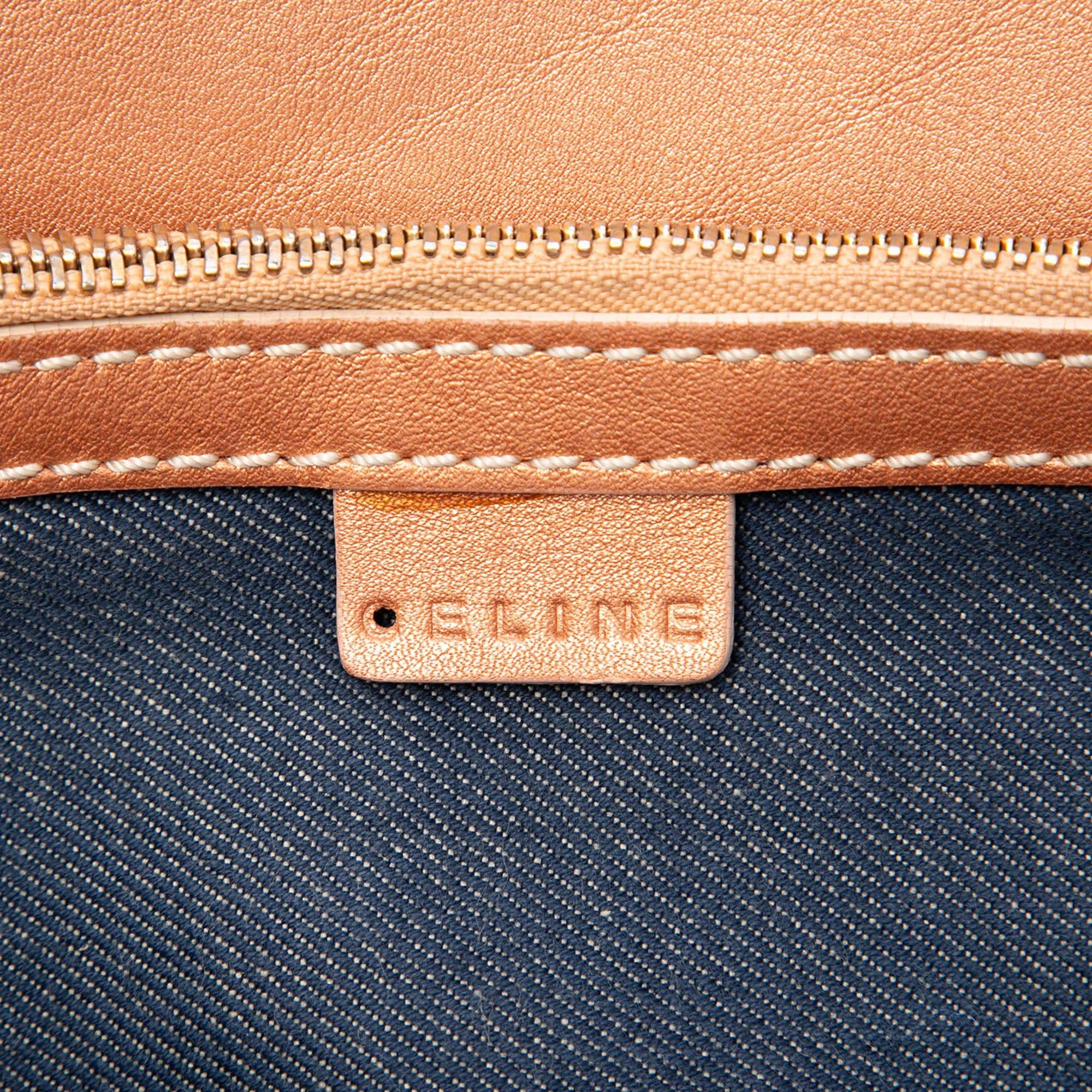 Celine Macadam Denim Handbag Size ONE SIZE - 5 Thumbnail