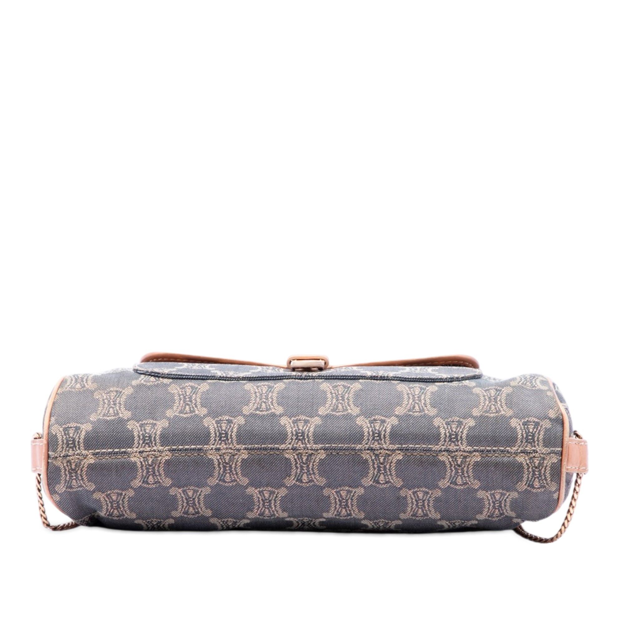 Celine Macadam Denim Handbag Size ONE SIZE - 3 Thumbnail