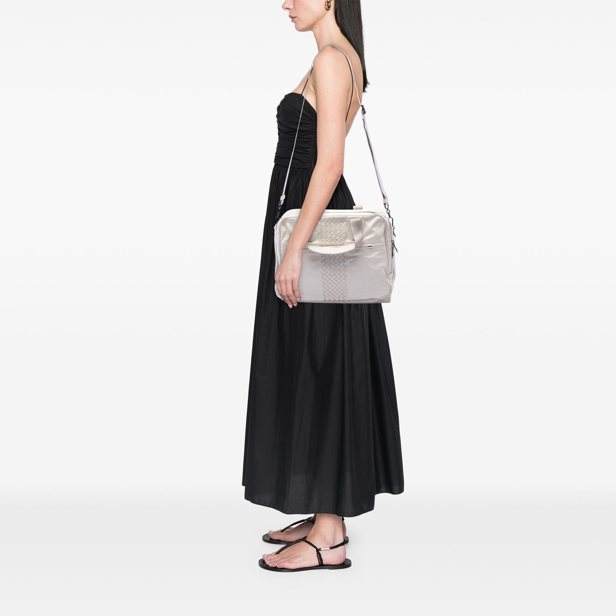 Bottega Veneta Intrecciato Trimmed Nappa Business Bag Size ONE SIZE - 6 Thumbnail