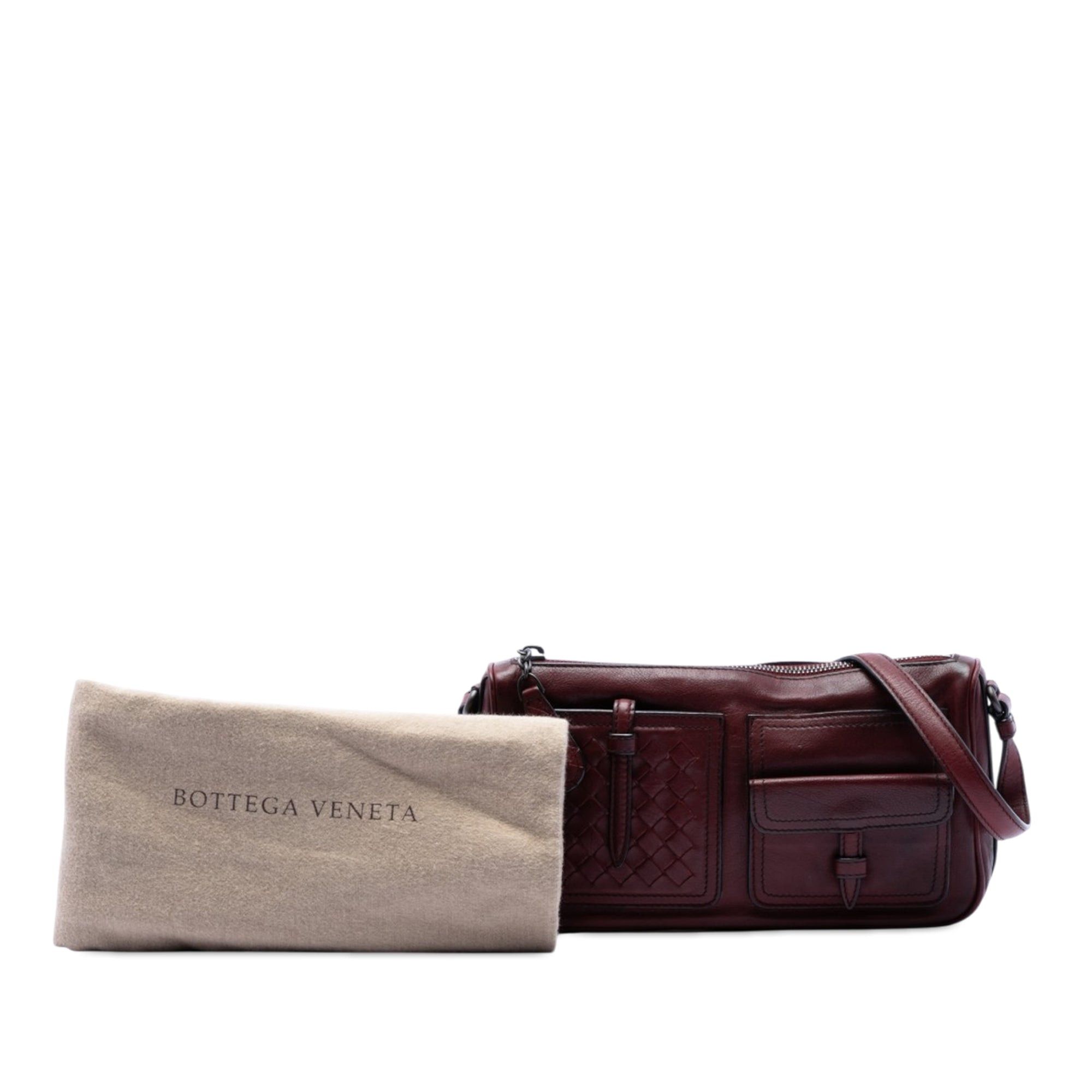 Bottega Veneta Intrecciato Trimmed Multi Pocket Leather Shoulder Bag Size ONE SIZE - 7 Thumbnail