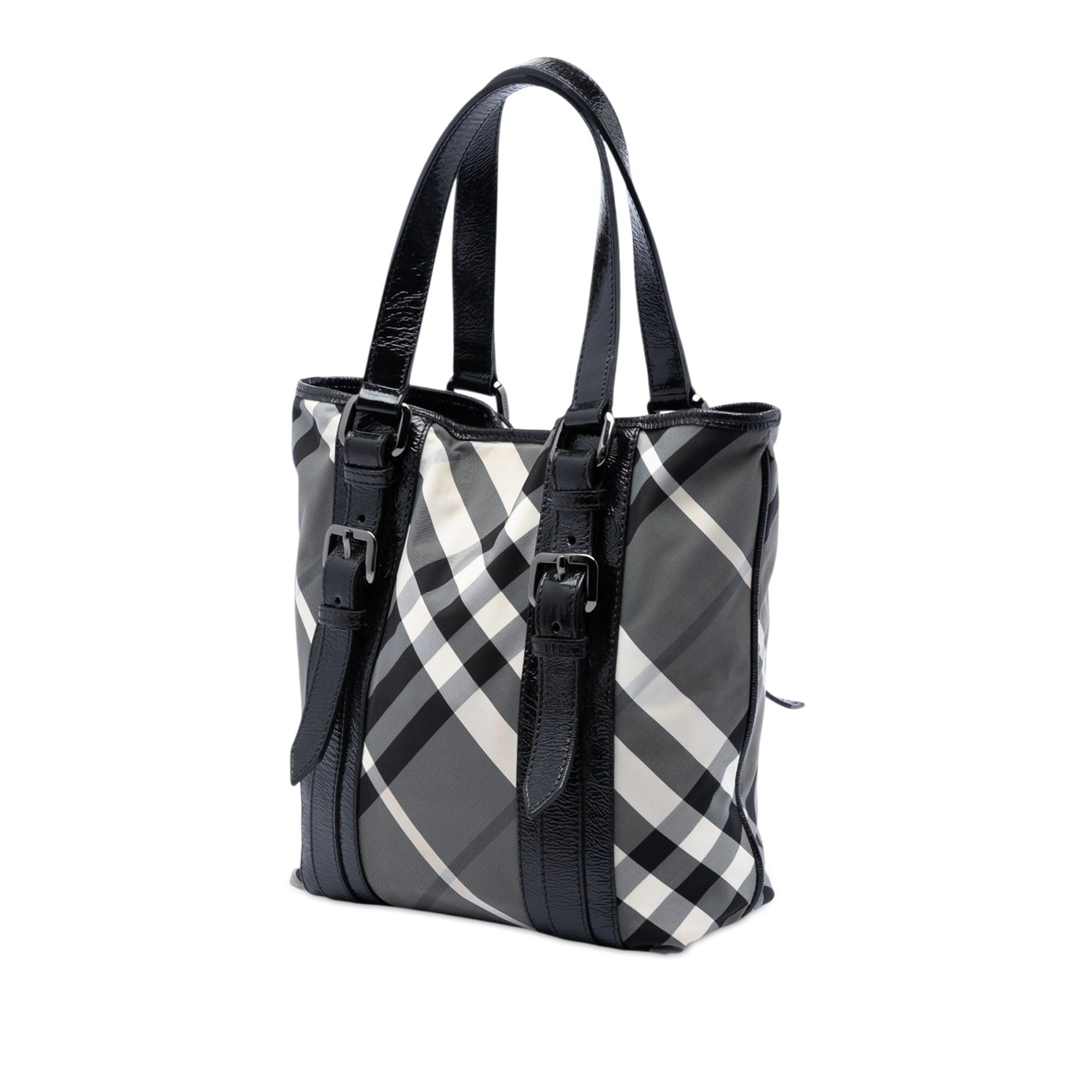 Burberry Small Beat Check Nylon Victoria Tote Size ONE SIZE - 2 Thumbnail