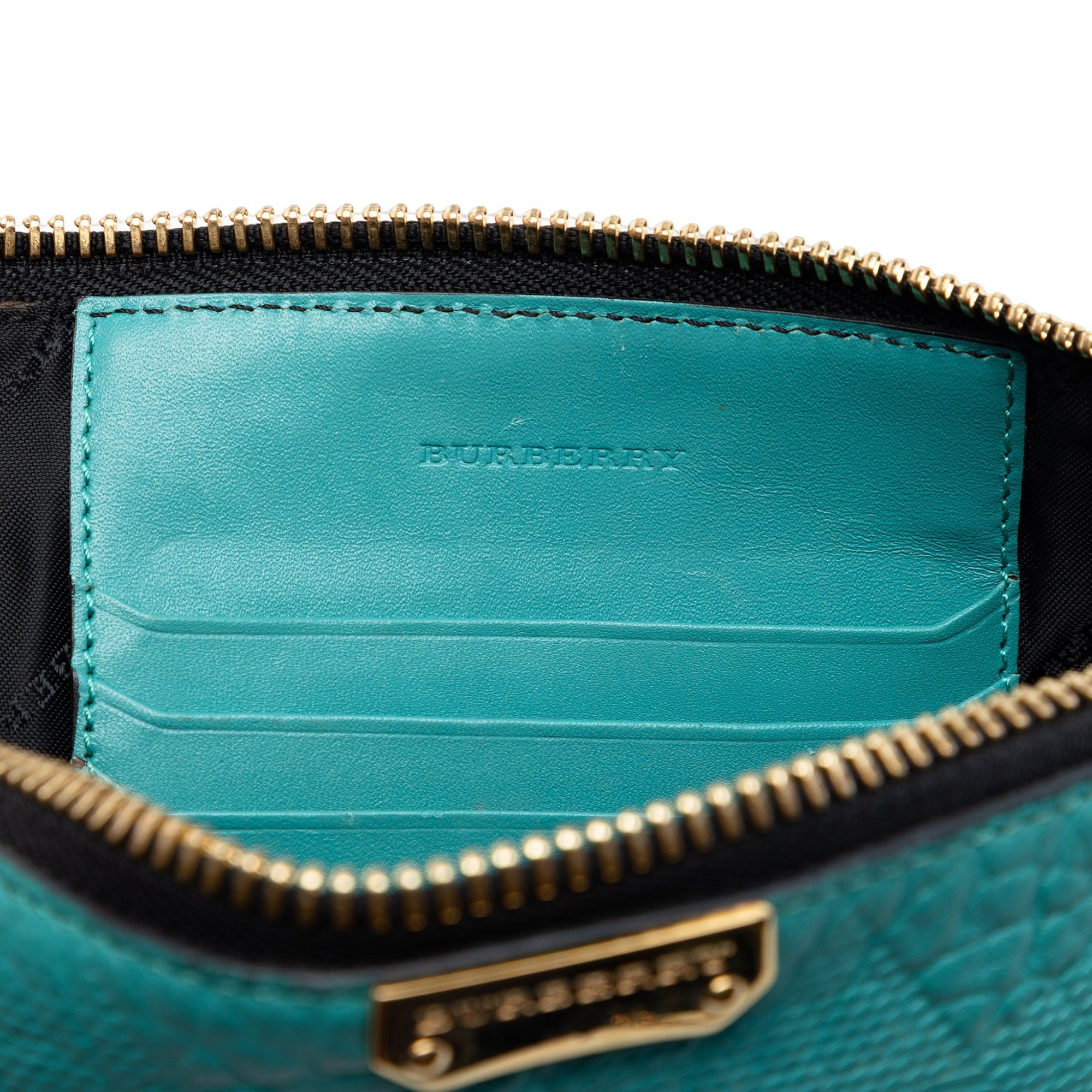 Burberry Grain Check Embossed Leather Peyton Crossbody Size ONE SIZE - 5 Thumbnail