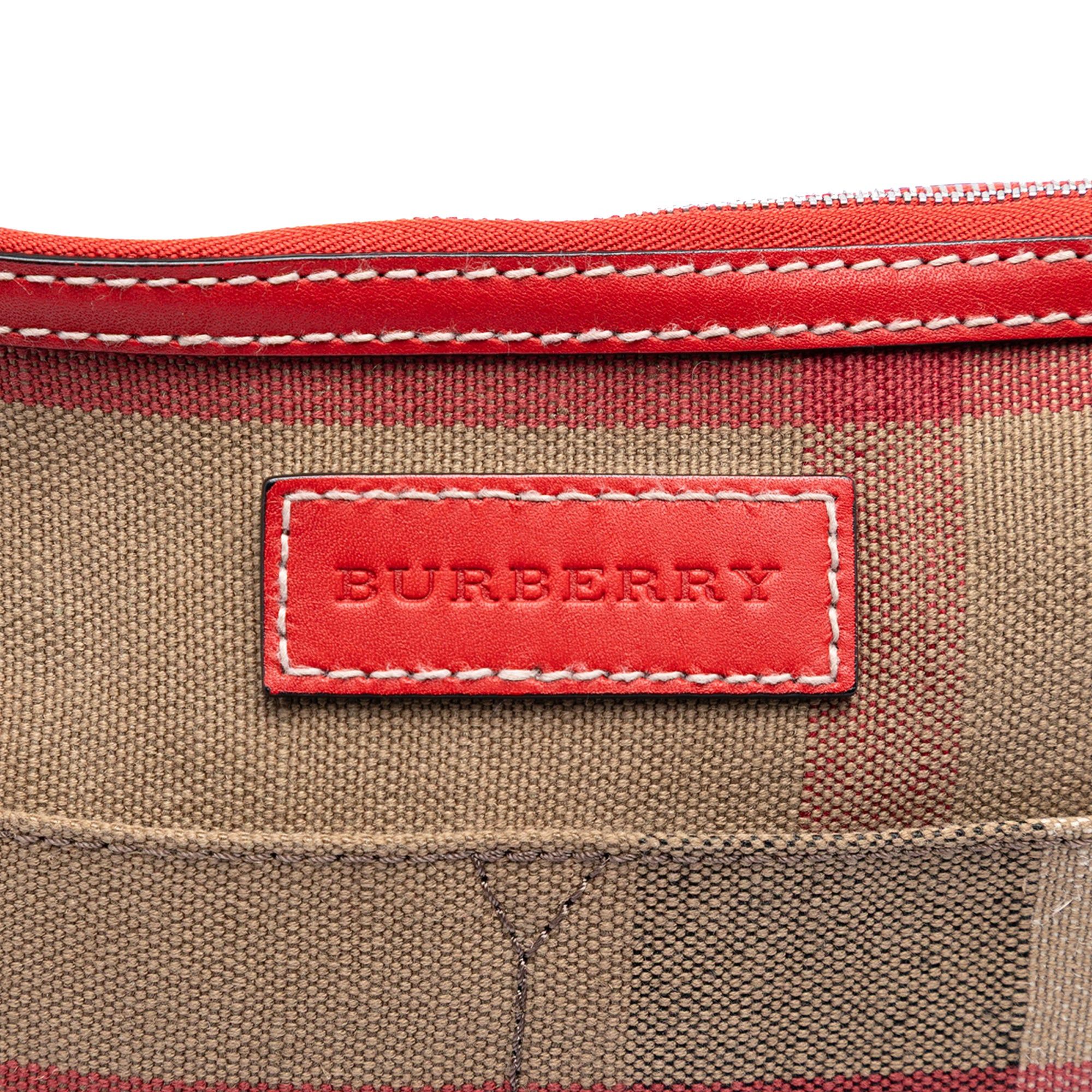 Burberry Medium Mega Check Canvas Ashby Bucket Bag Size ONE SIZE - 5 Thumbnail