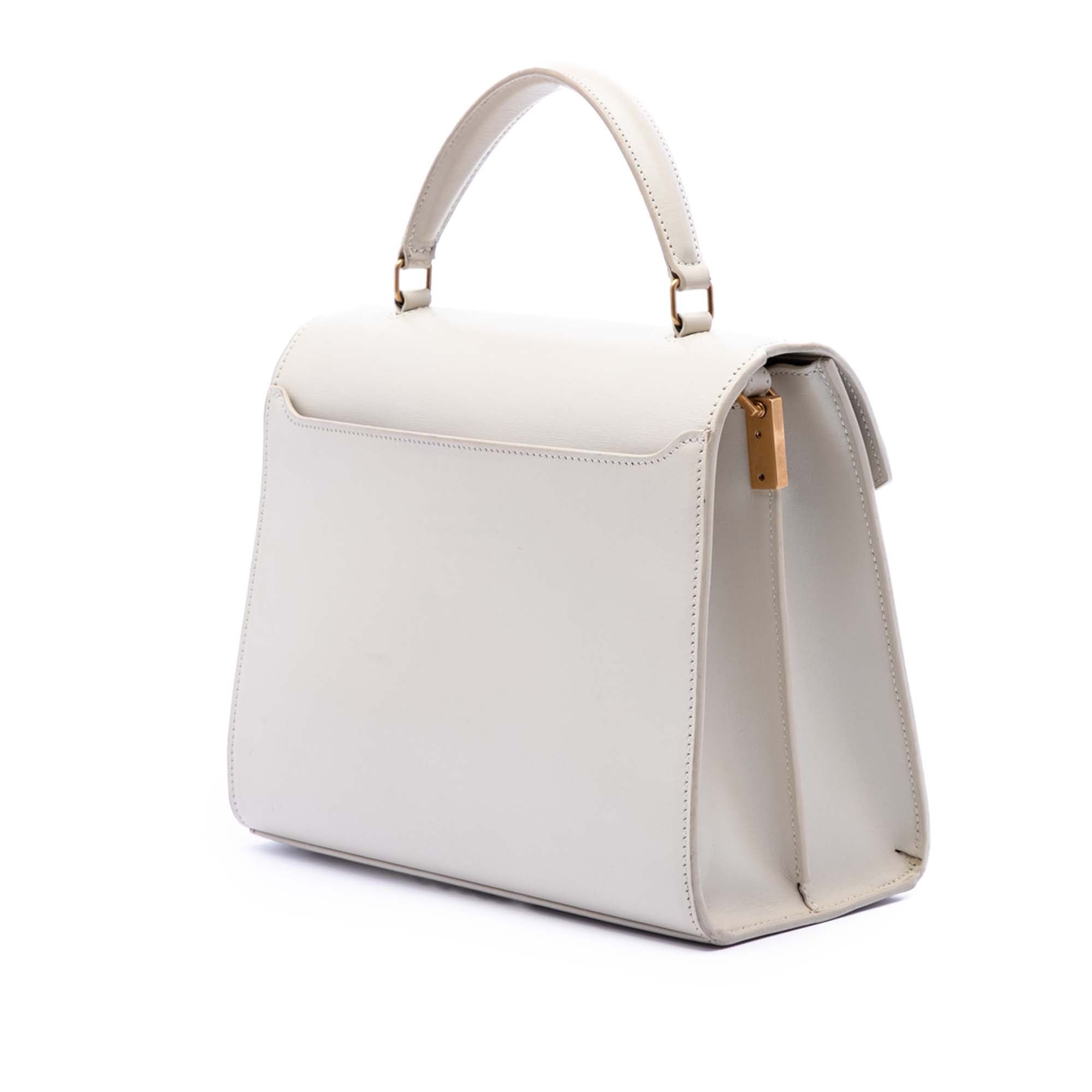 Saint Laurent Paris Medium Smooth Calfskin Classic Monogram Cassandra Top Handle Bag Size ONE SIZE - 2 Thumbnail