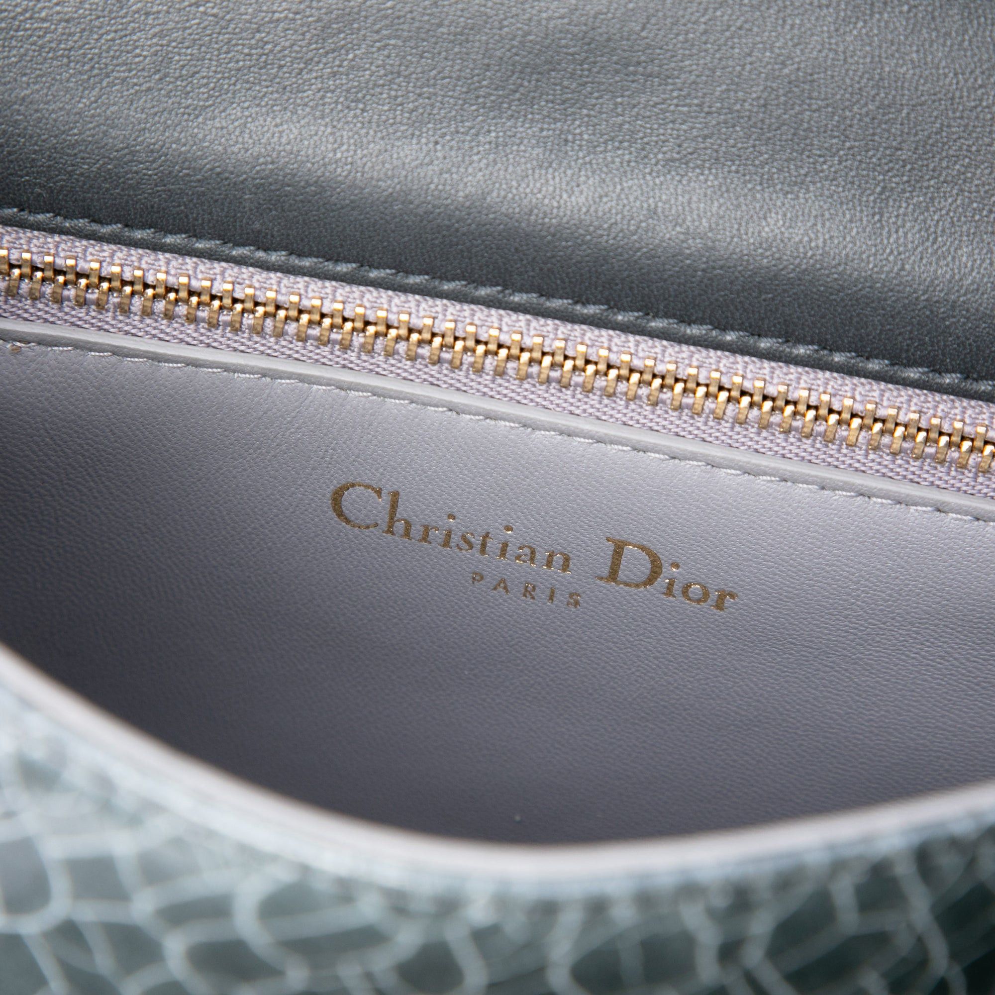 Dior Mini Crackled Deerskin Diorama Flap Size ONE SIZE - 5 Thumbnail