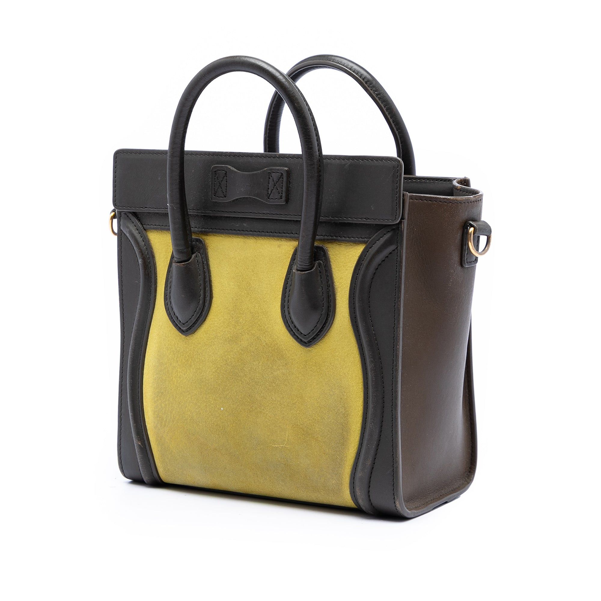 Celine Nano Tricolor Leather Luggage Tote Size ONE SIZE - 2 Thumbnail