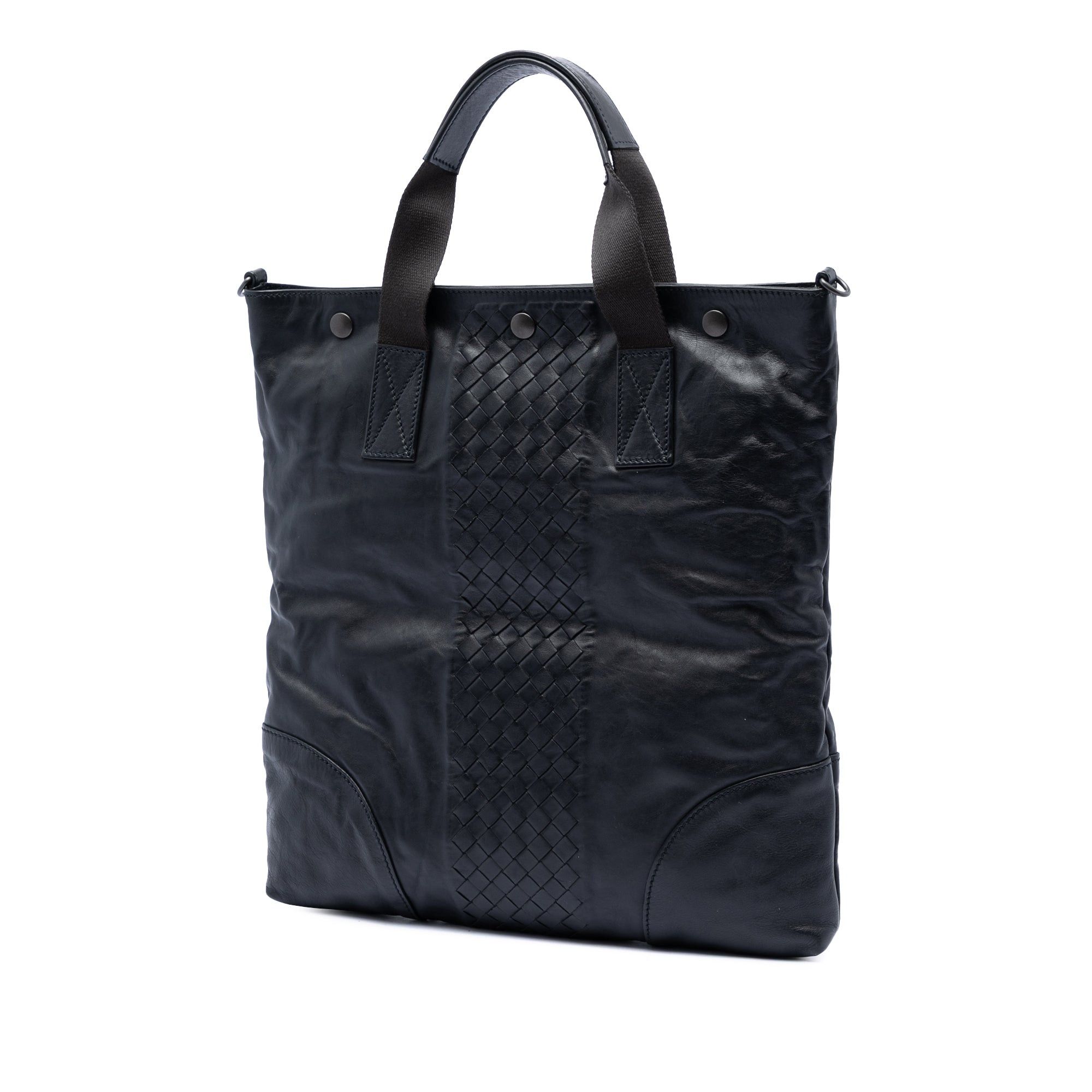Bottega Veneta Intrecciato Trimmed Nappa Convertible Tote Size ONE SIZE - 2 Thumbnail