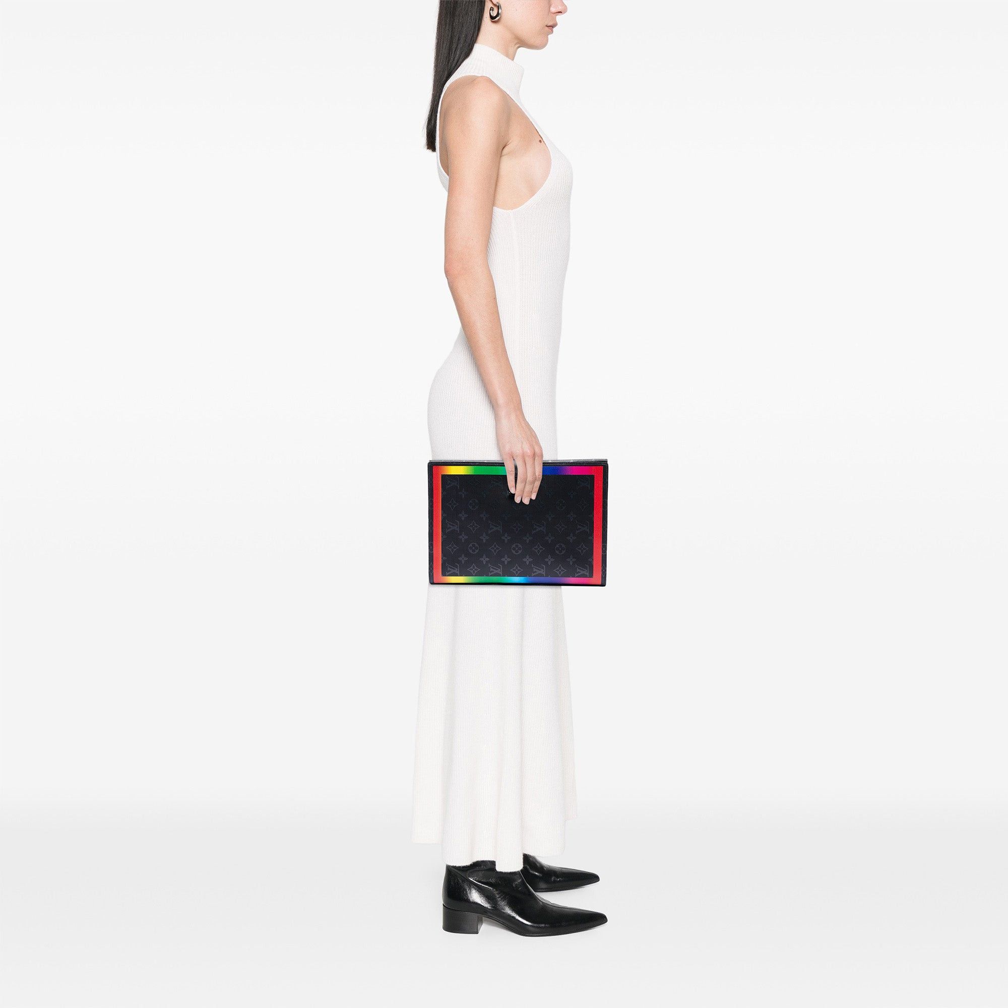 Louis Vuitton Monogram Eclipse Rainbow Franck Folder Size ONE SIZE - 6 Thumbnail
