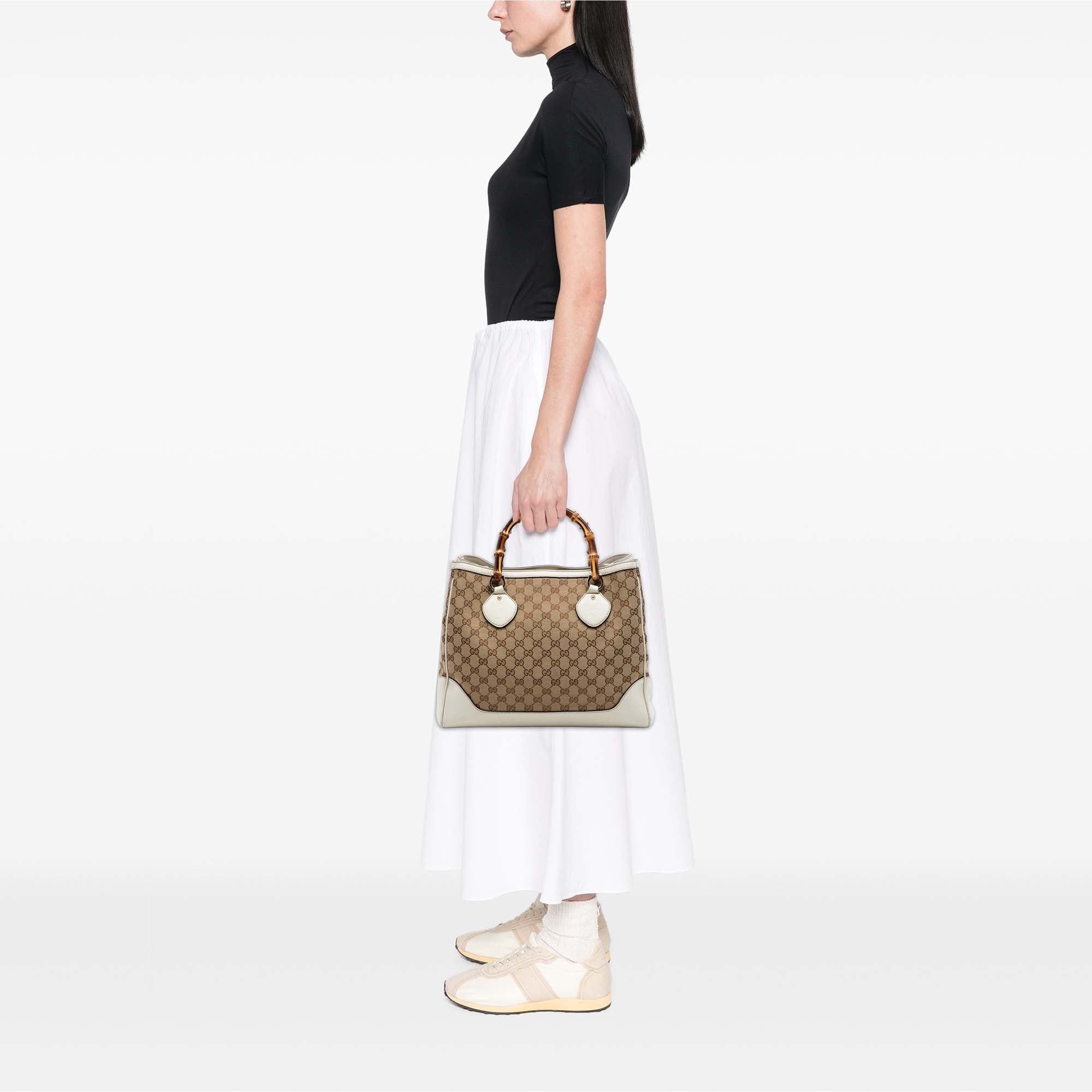 Gucci Medium GG Canvas Bamboo Diana Tote Size ONE SIZE - 6 Thumbnail