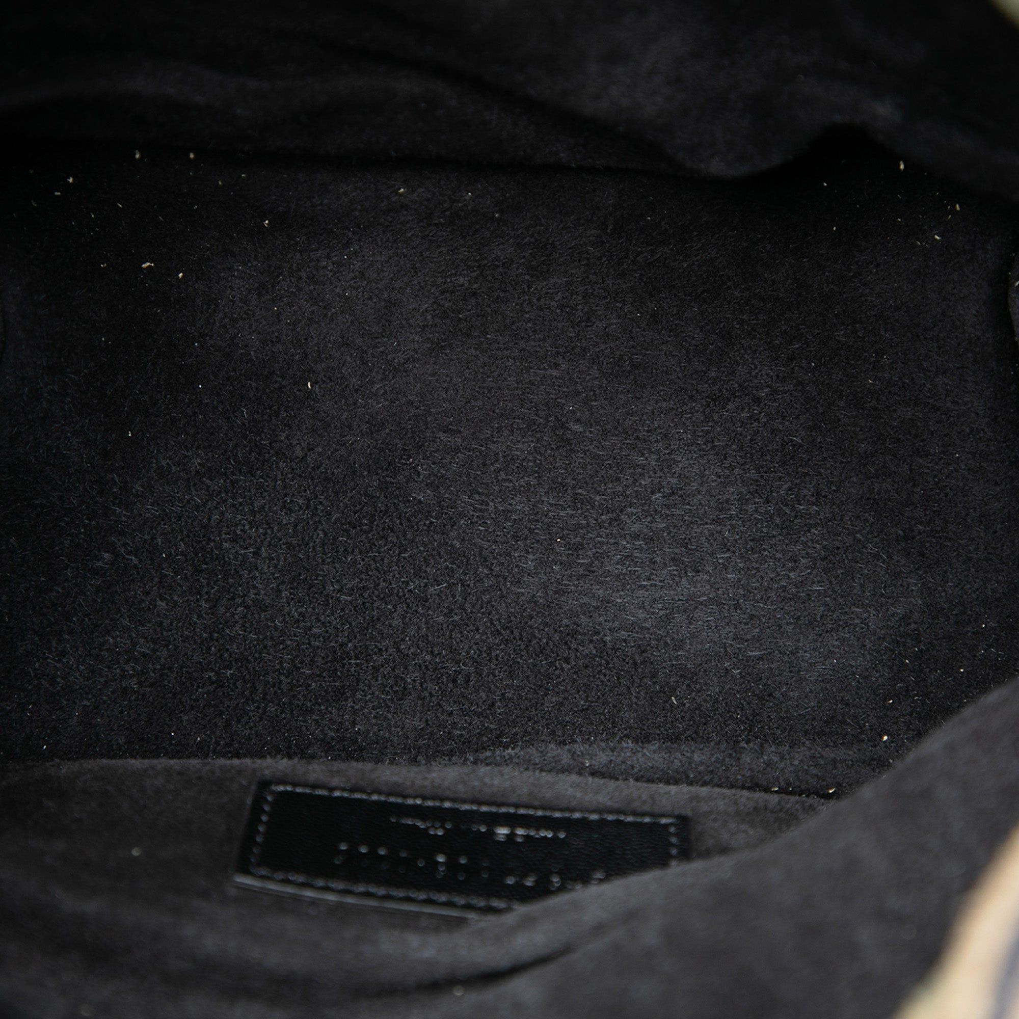 Saint Laurent Paris Small Camouflage Print Suede Emmanuelle Fringe Bucket Bag Size ONE SIZE - 4 Thumbnail
