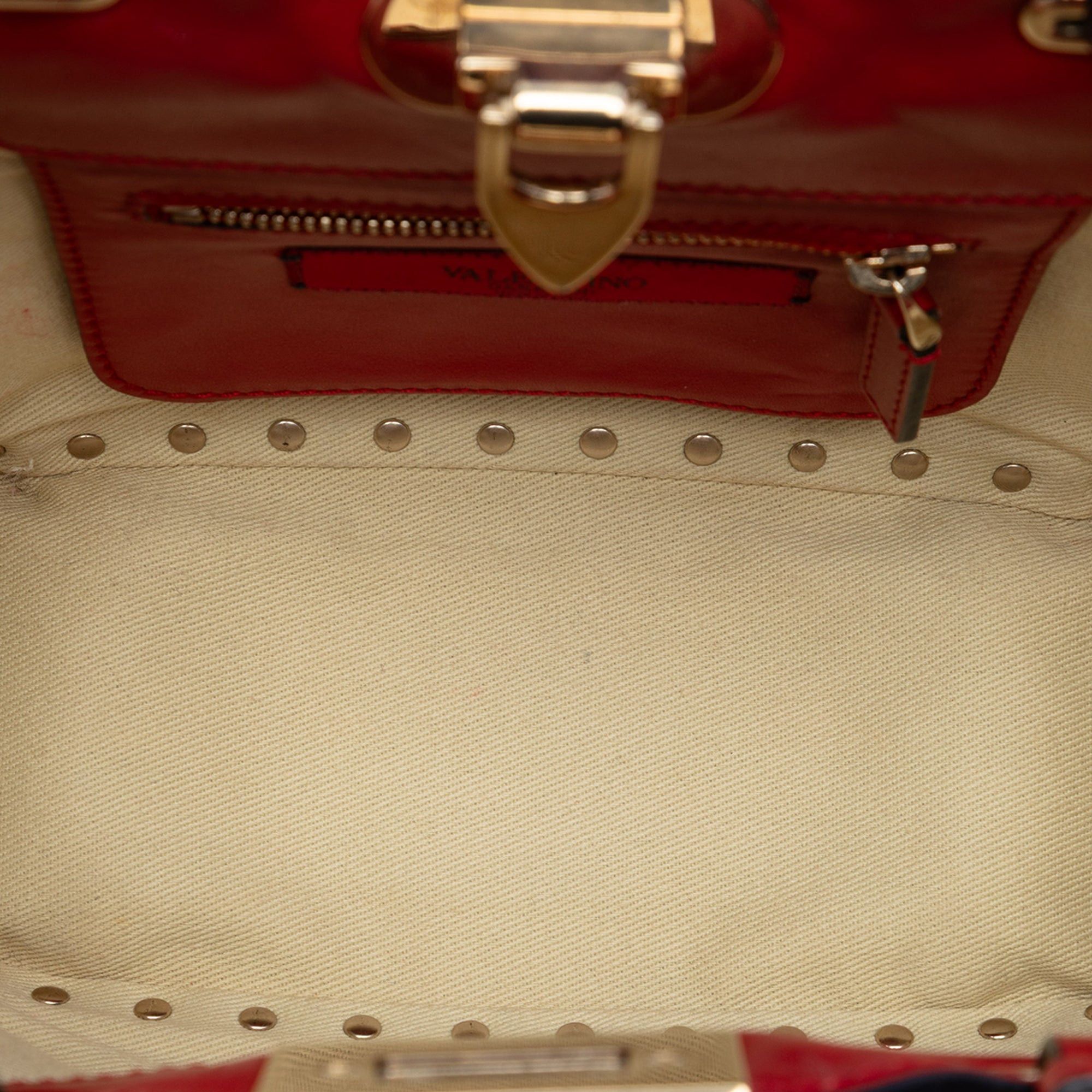 Valentino Mini Leather Rockstud Satchel Size ONE SIZE - 4 Thumbnail