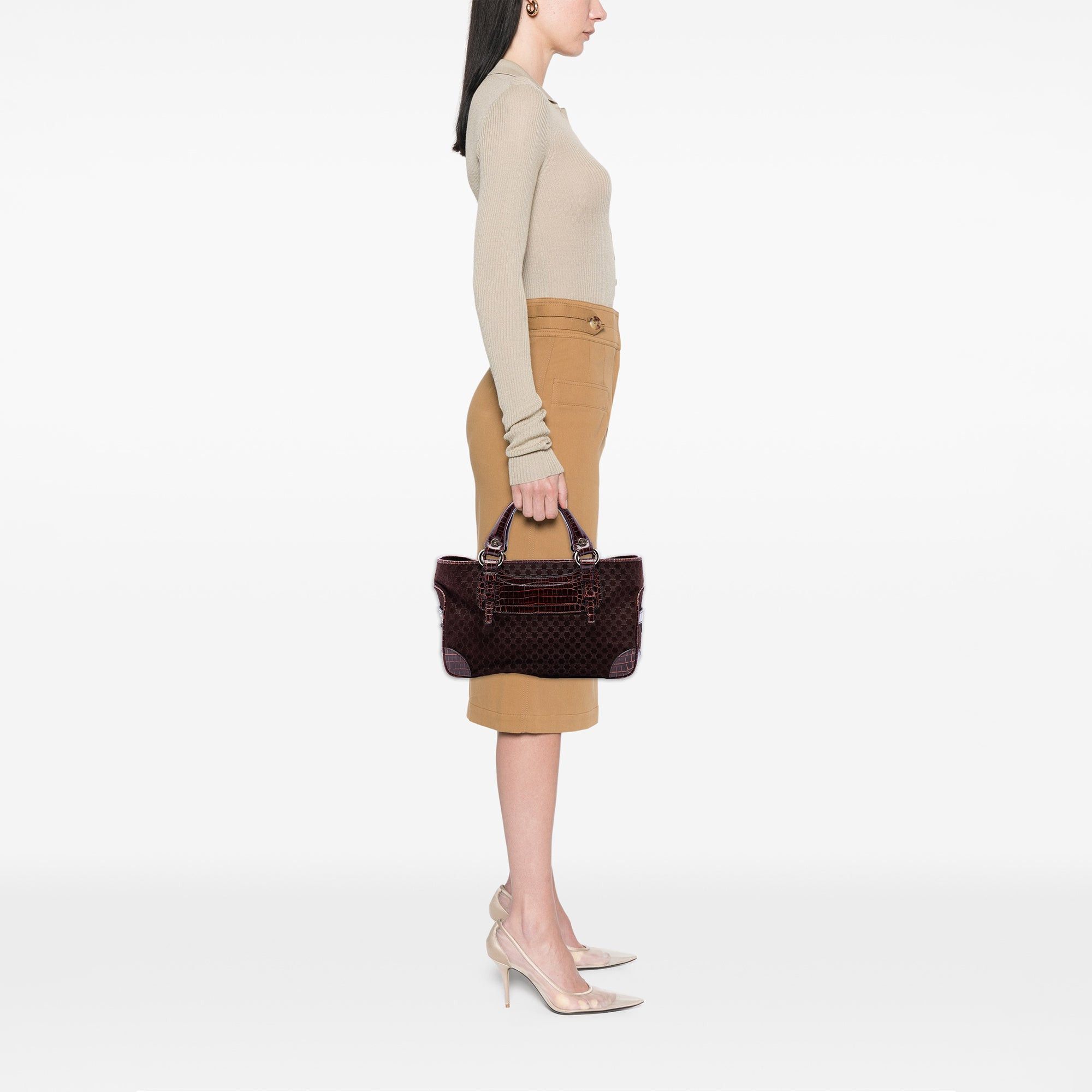 Celine Macadam Suede Boogie Handbag Size ONE SIZE - 6 Thumbnail