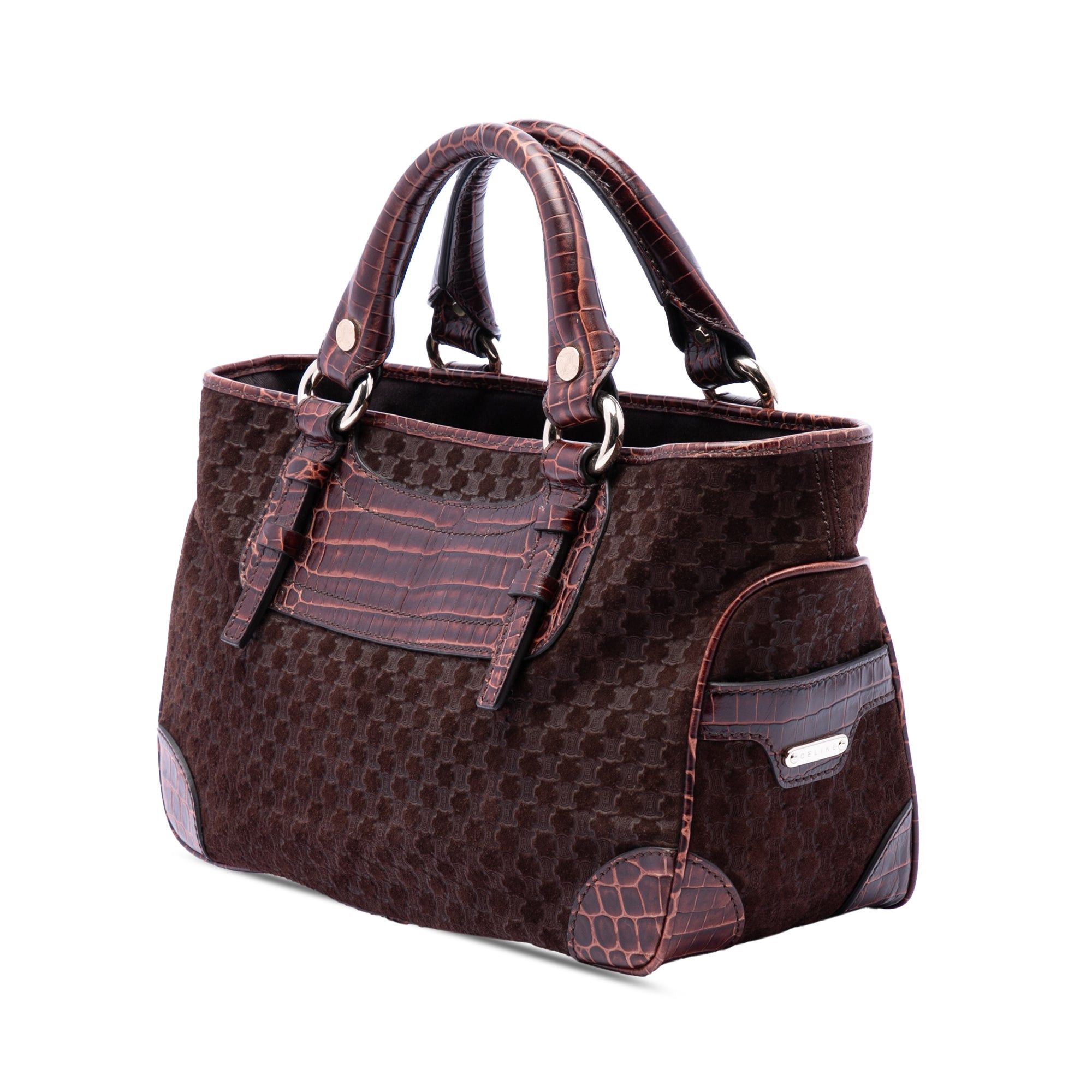 Celine Macadam Suede Boogie Handbag Size ONE SIZE - 2 Thumbnail