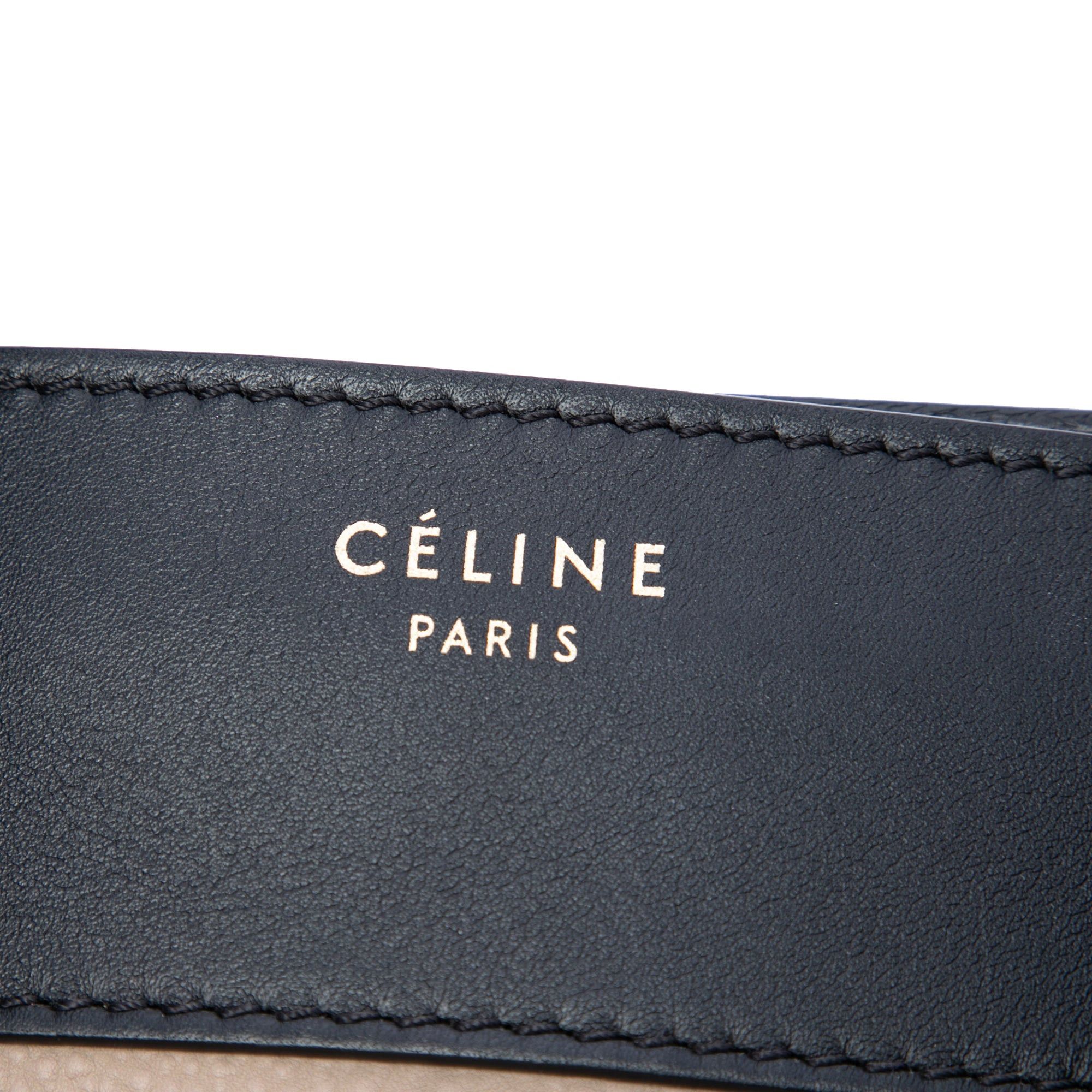 Celine Mini Tricolor Leather Luggage Tote Size ONE SIZE - 5 Thumbnail